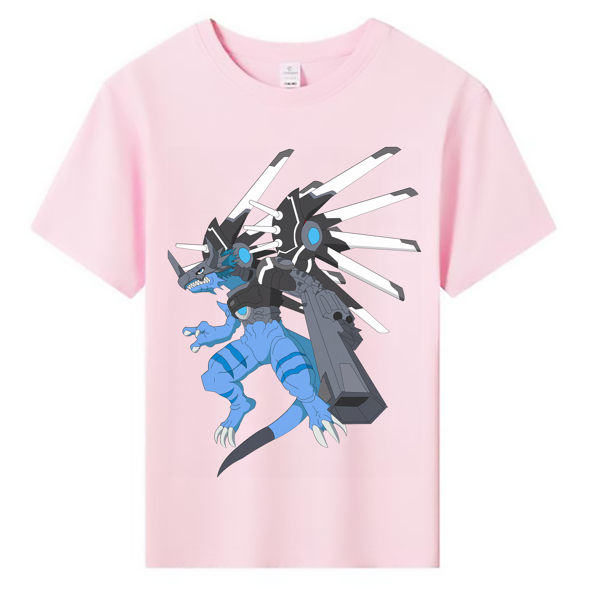 （画像用） Digimon デジタルモンスター/デジモン 綿100％キッズTシャツ（フロントプリント）