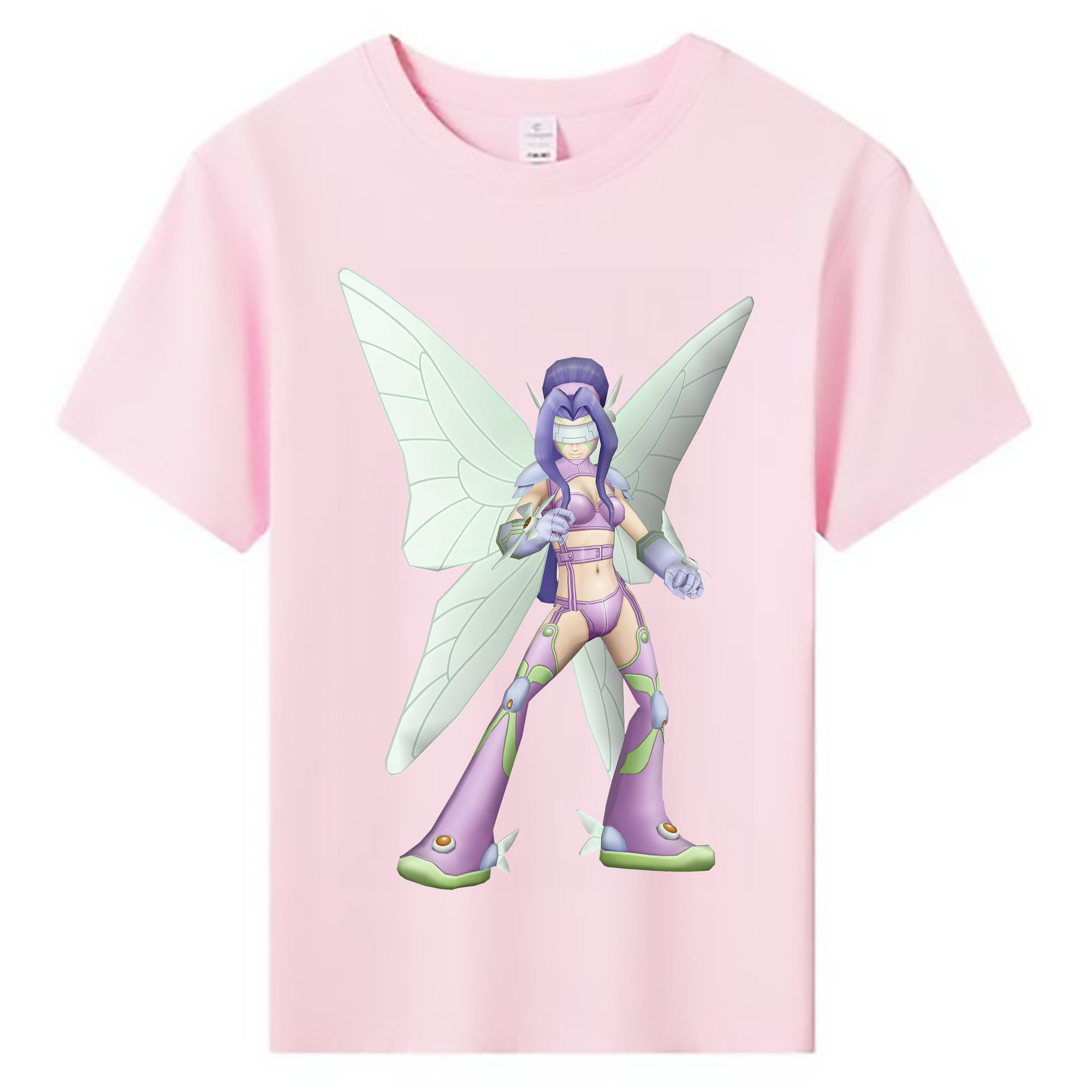 （画像用） Digimon デジタルモンスター/デジモン 綿100％キッズTシャツ（フロントプリント）