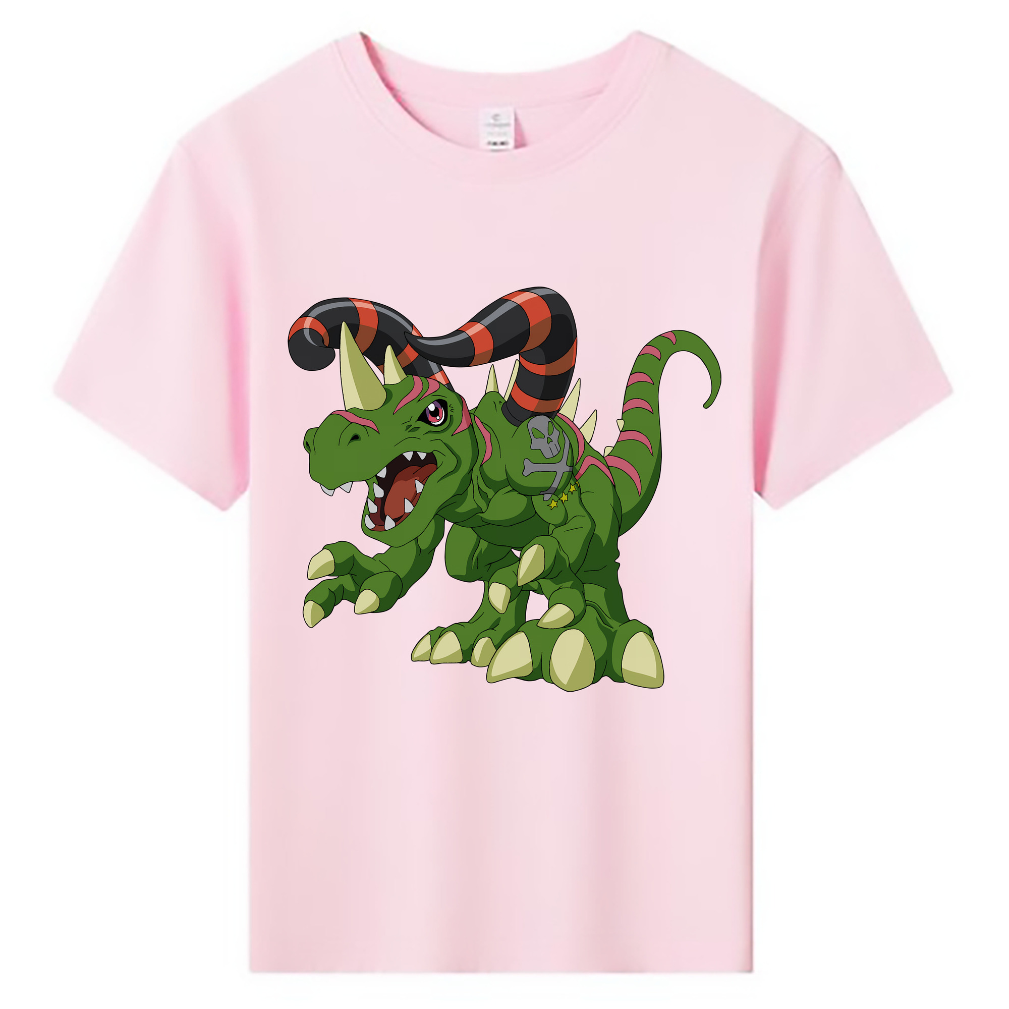 （画像用） Digimon デジタルモンスター/デジモン 綿100％キッズTシャツ（フロントプリント）