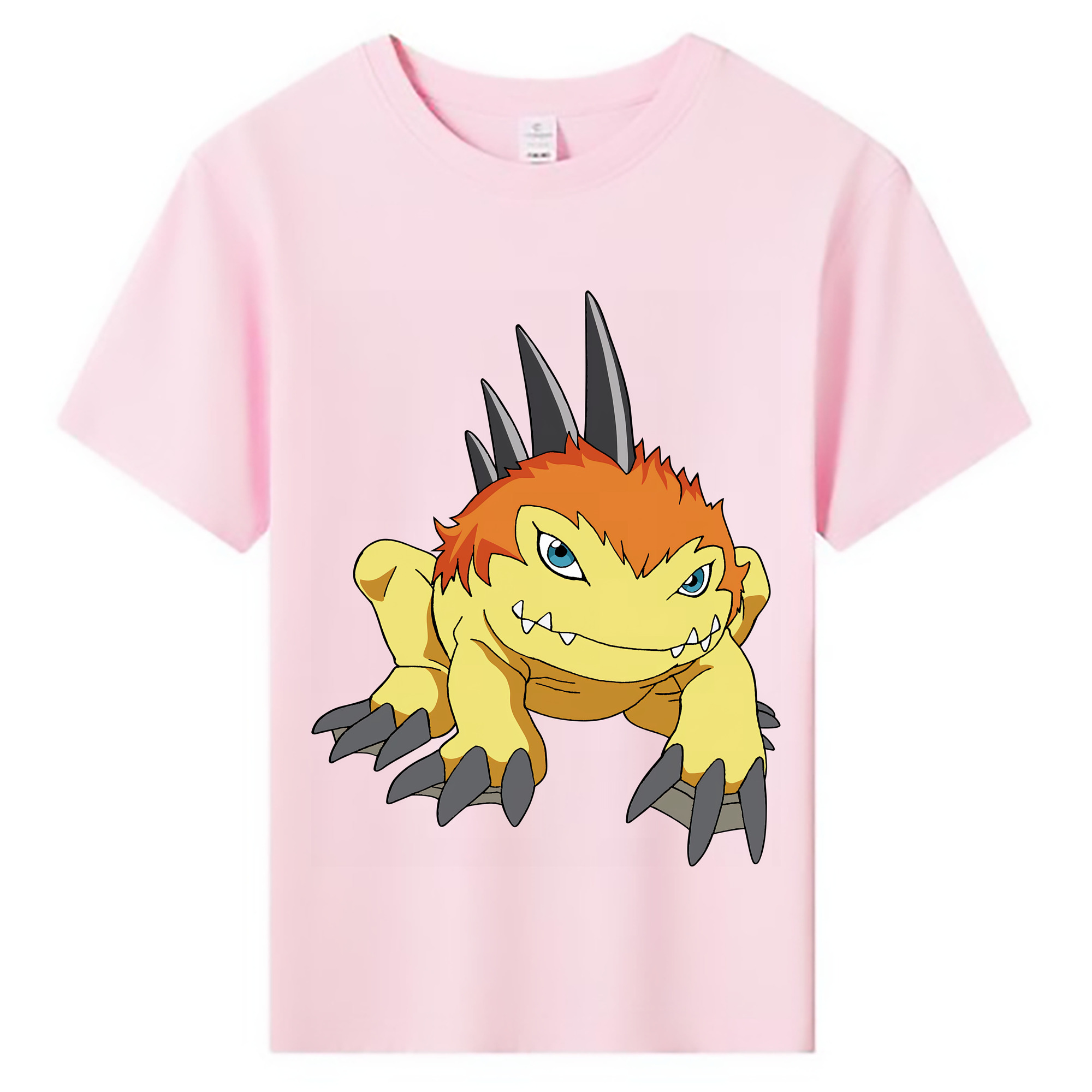 （画像用） Digimon デジタルモンスター/デジモン 綿100％キッズTシャツ（フロントプリント）