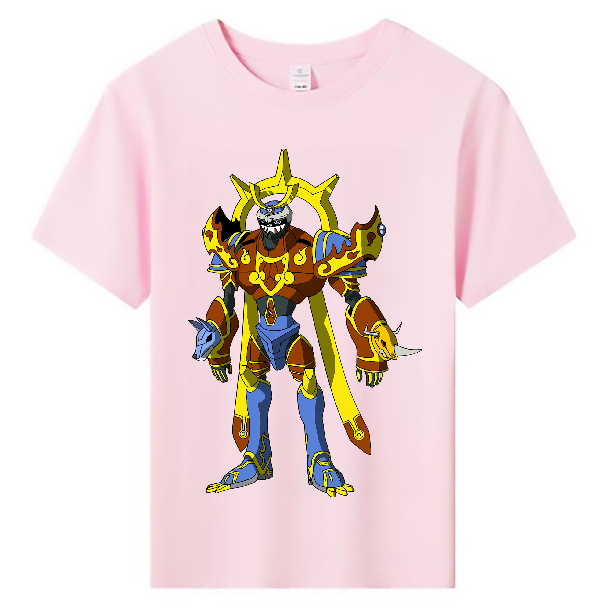 （画像用） Digimon デジタルモンスター/デジモン 綿100％キッズTシャツ（フロントプリント）