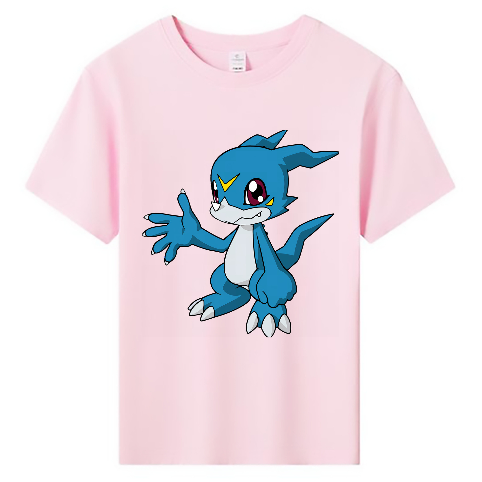 （画像用） Digimon デジタルモンスター/デジモン 綿100％キッズTシャツ（フロントプリント）