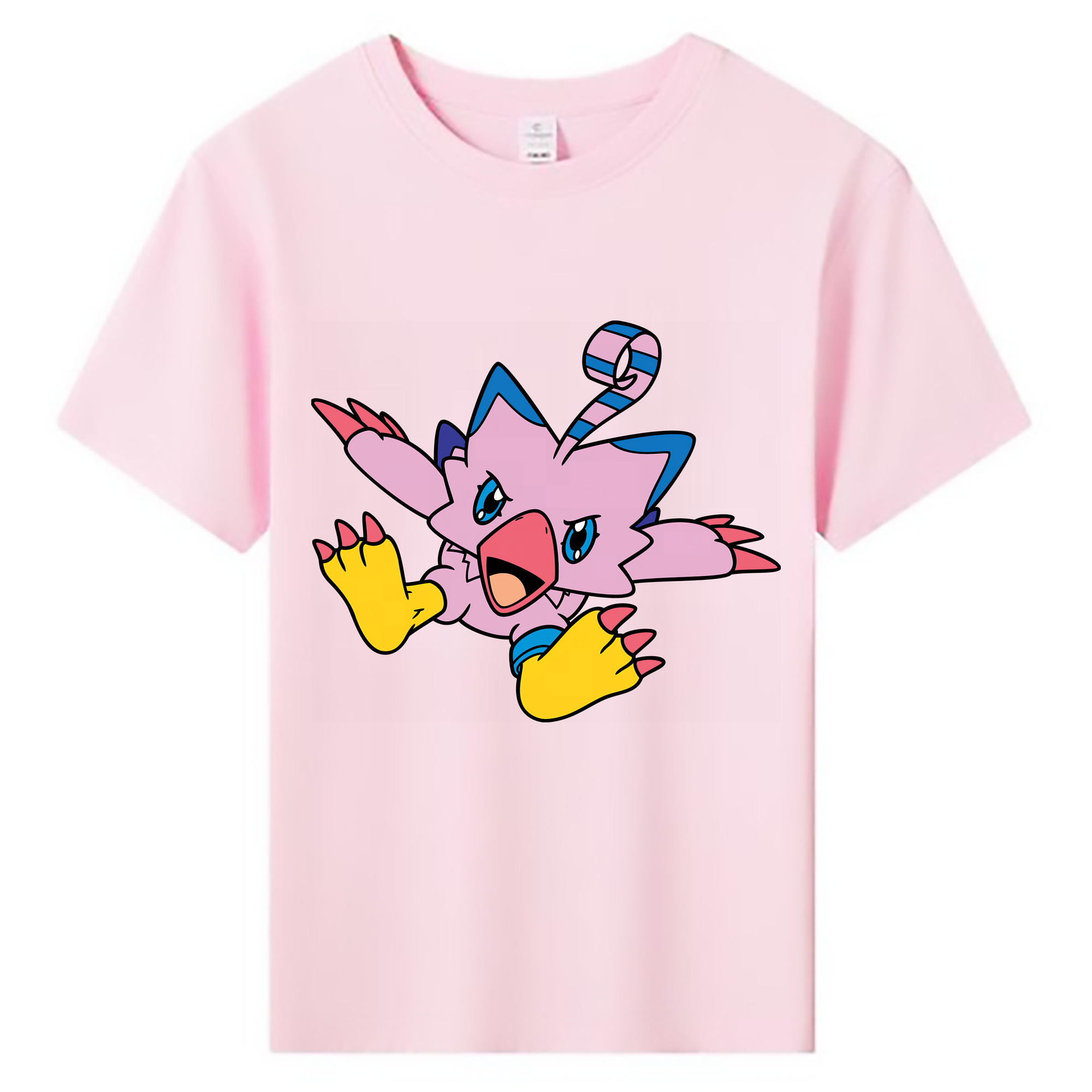 （画像用） Digimon デジタルモンスター/デジモン 綿100％キッズTシャツ（フロントプリント）