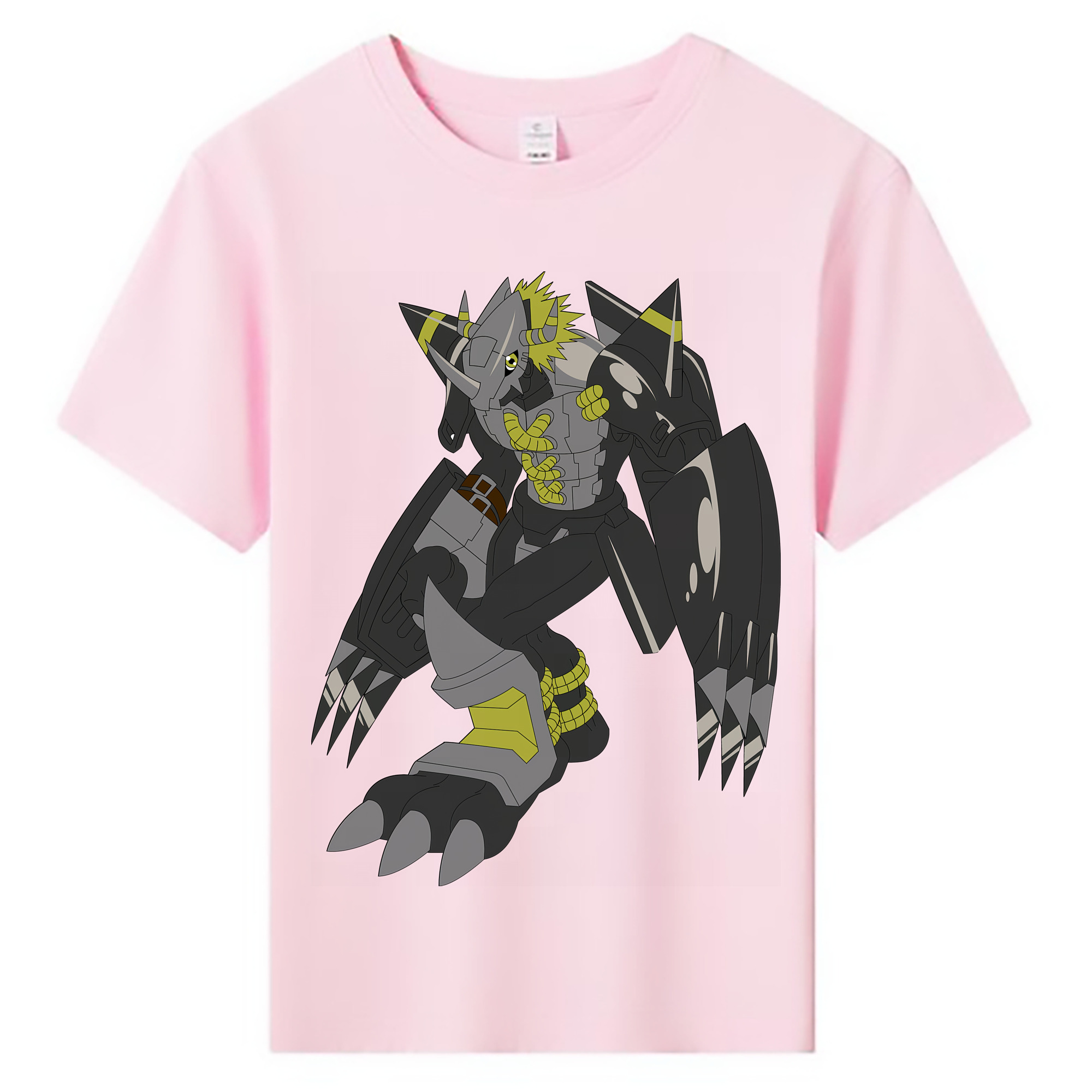 （画像用） Digimon デジタルモンスター/デジモン 綿100％キッズTシャツ（フロントプリント）