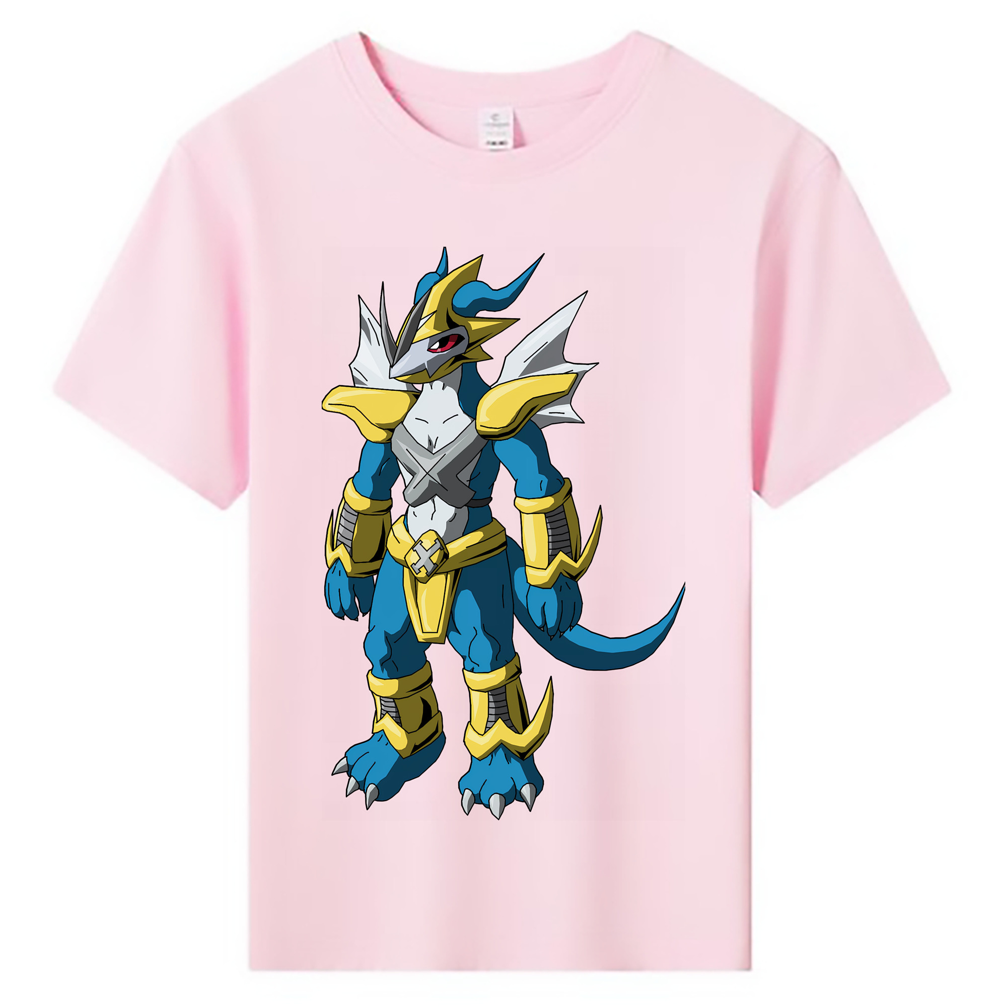 （画像用） Digimon デジタルモンスター/デジモン 綿100％キッズTシャツ（フロントプリント）