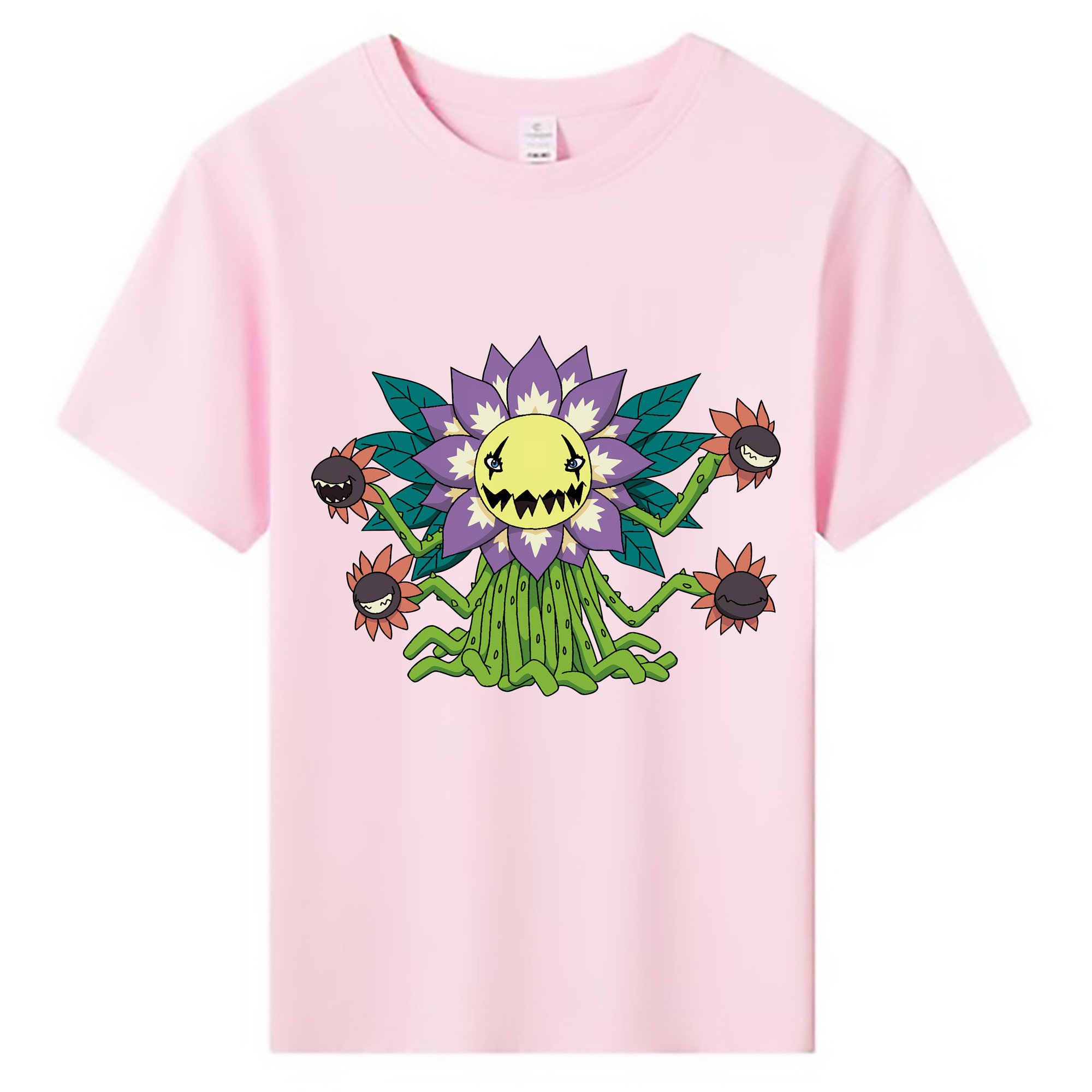（画像用） Digimon デジタルモンスター/デジモン 綿100％キッズTシャツ（フロントプリント）