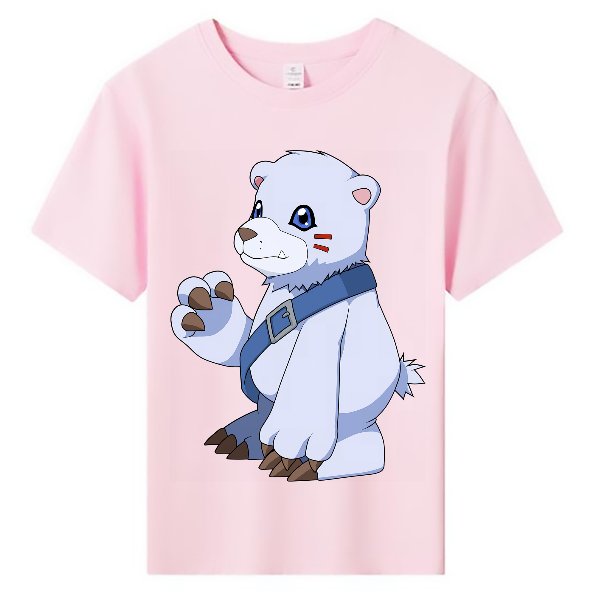 （画像用） Digimon デジタルモンスター/デジモン 綿100％キッズTシャツ（フロントプリント）