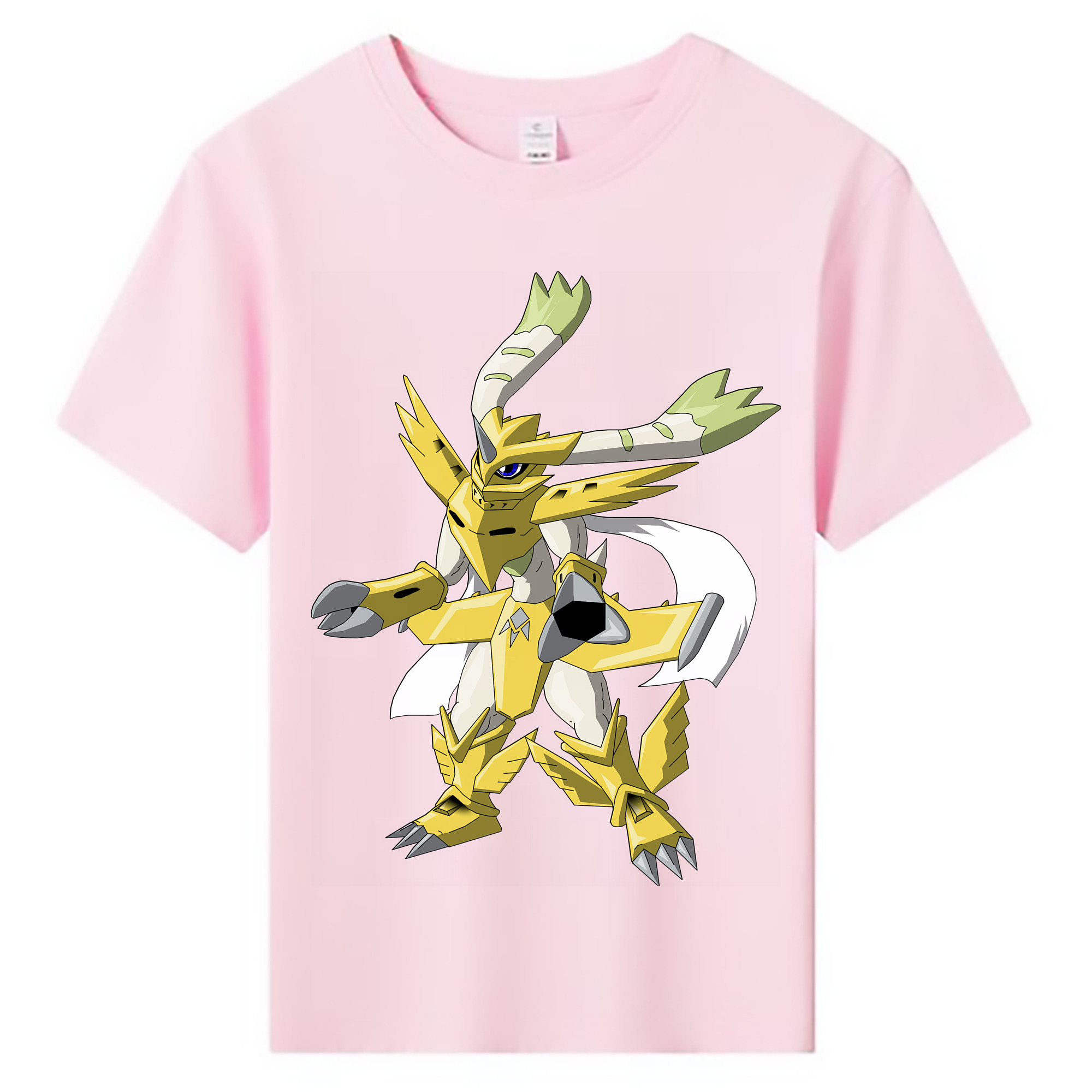 （画像用） Digimon デジタルモンスター/デジモン 綿100％キッズTシャツ（フロントプリント）