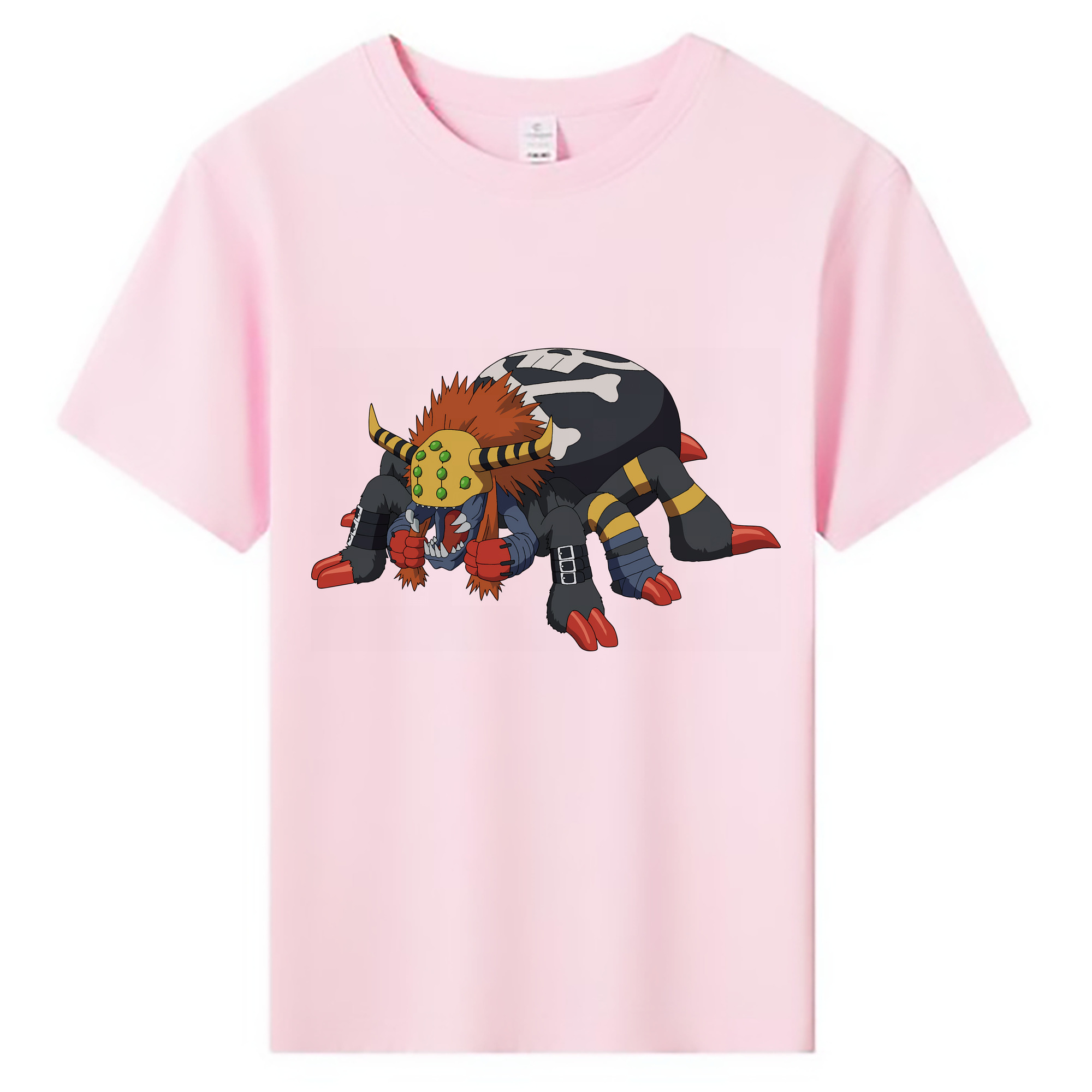 （画像用） Digimon デジタルモンスター/デジモン 綿100％キッズTシャツ（フロントプリント）