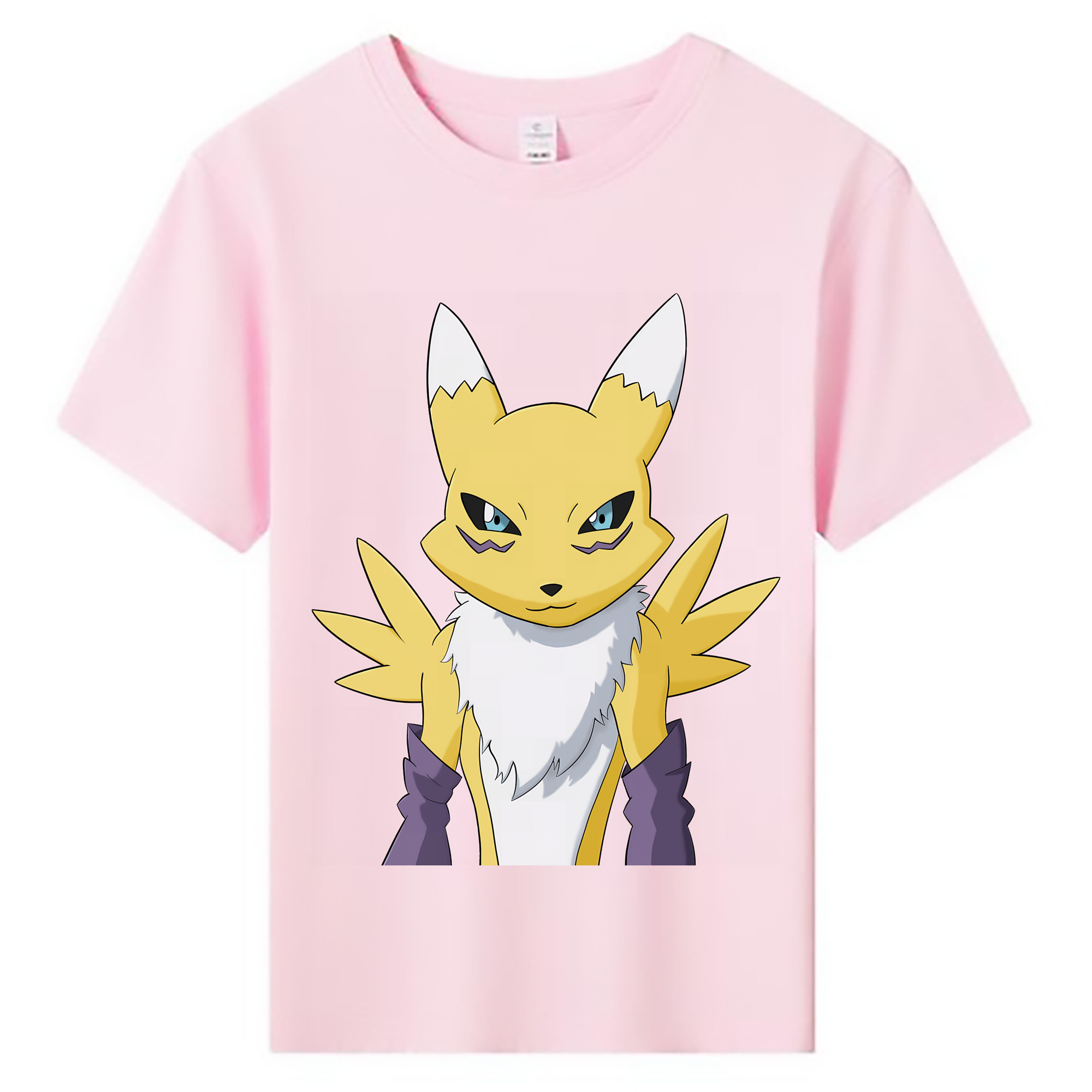 （画像用） Digimon デジタルモンスター/デジモン 綿100％キッズTシャツ（フロントプリント）