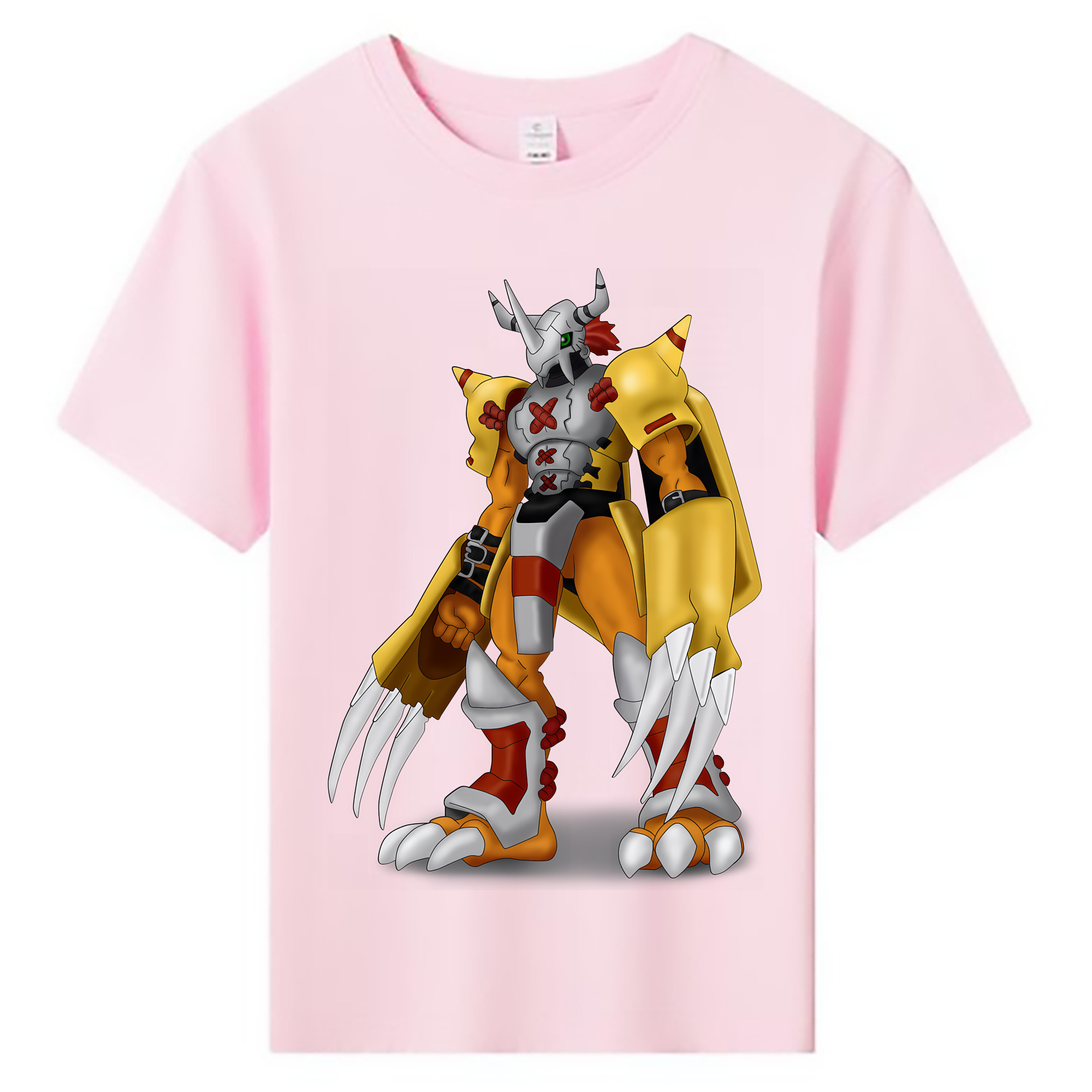 （画像用） Digimon デジタルモンスター/デジモン 綿100％キッズTシャツ（フロントプリント）