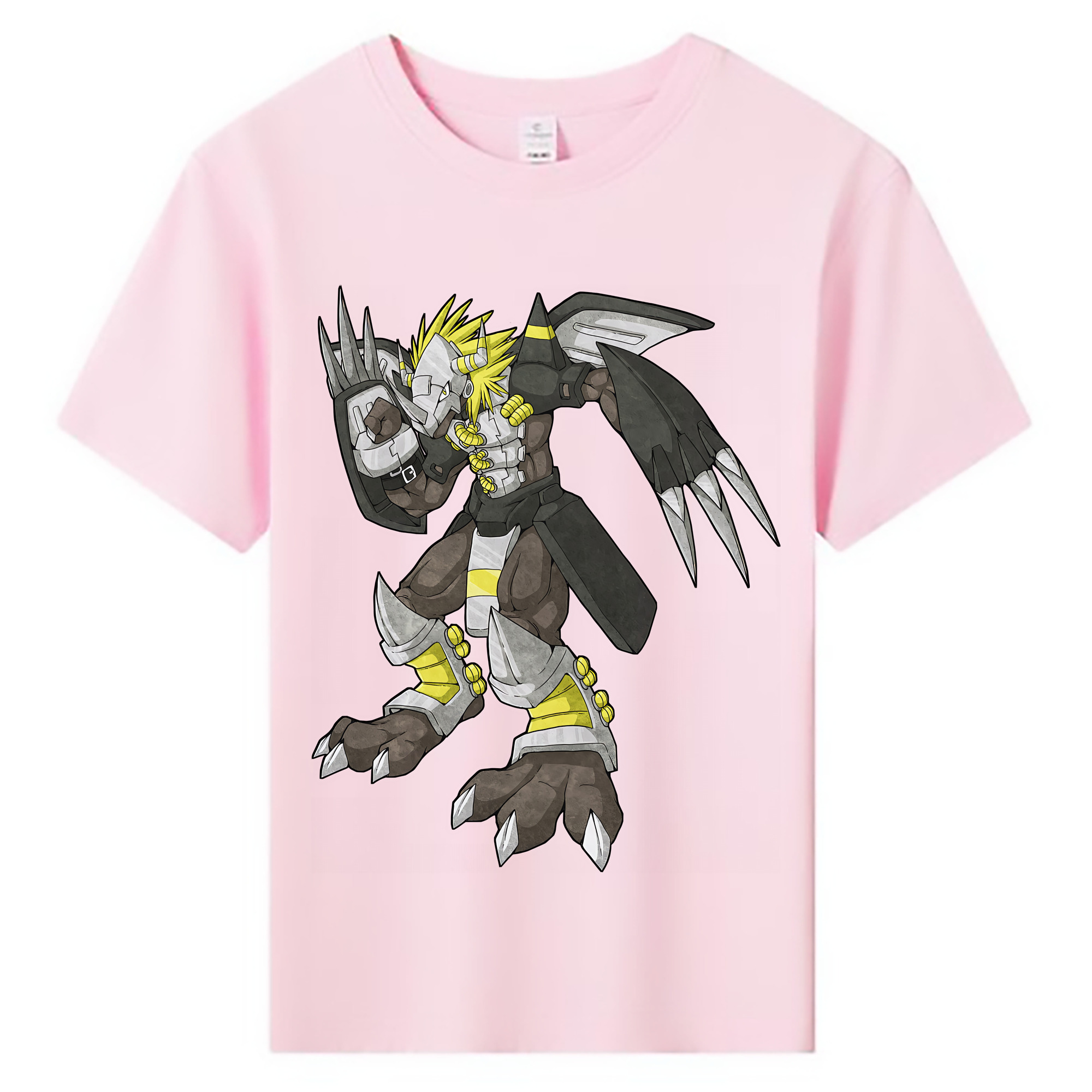 （画像用） Digimon デジタルモンスター/デジモン 綿100％キッズTシャツ（フロントプリント）