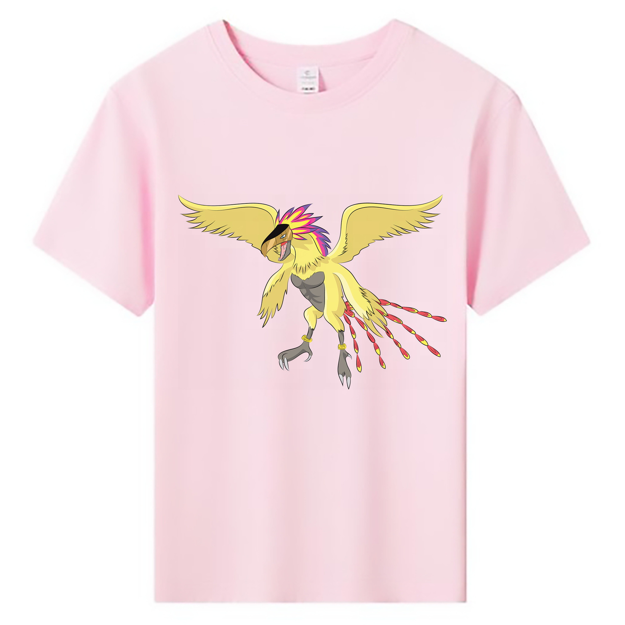 （画像用） Digimon デジタルモンスター/デジモン 綿100％キッズTシャツ（フロントプリント）