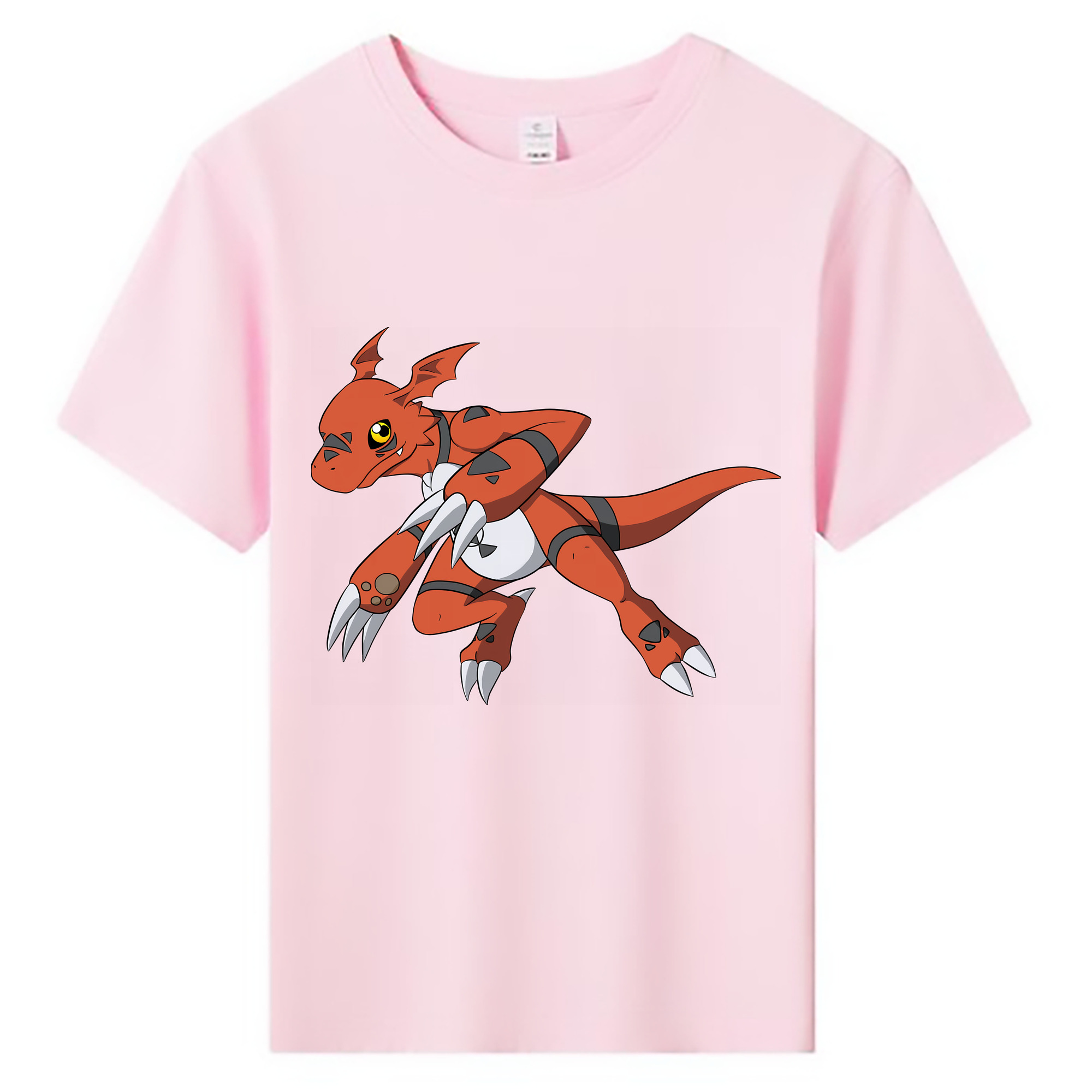 （画像用） Digimon デジタルモンスター/デジモン 綿100％キッズTシャツ（フロントプリント）