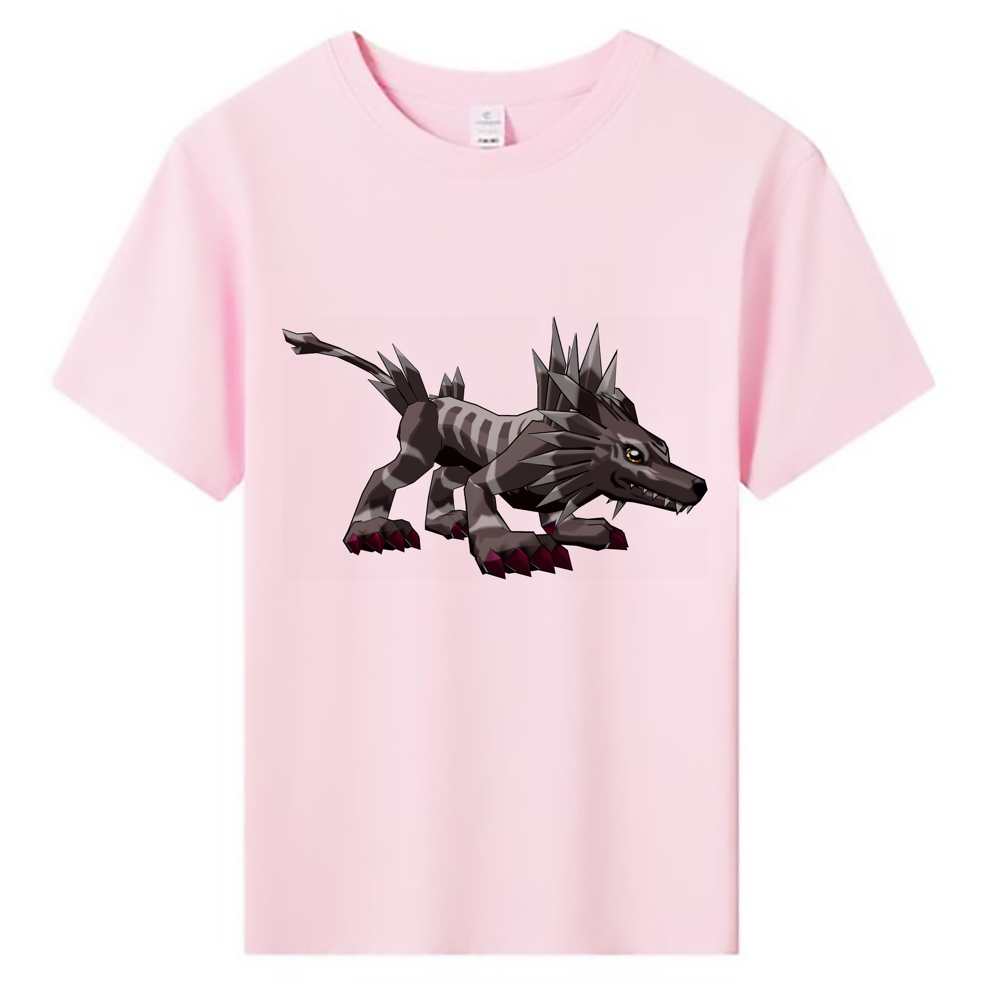 （画像用） Digimon デジタルモンスター/デジモン 綿100％キッズTシャツ（フロントプリント）
