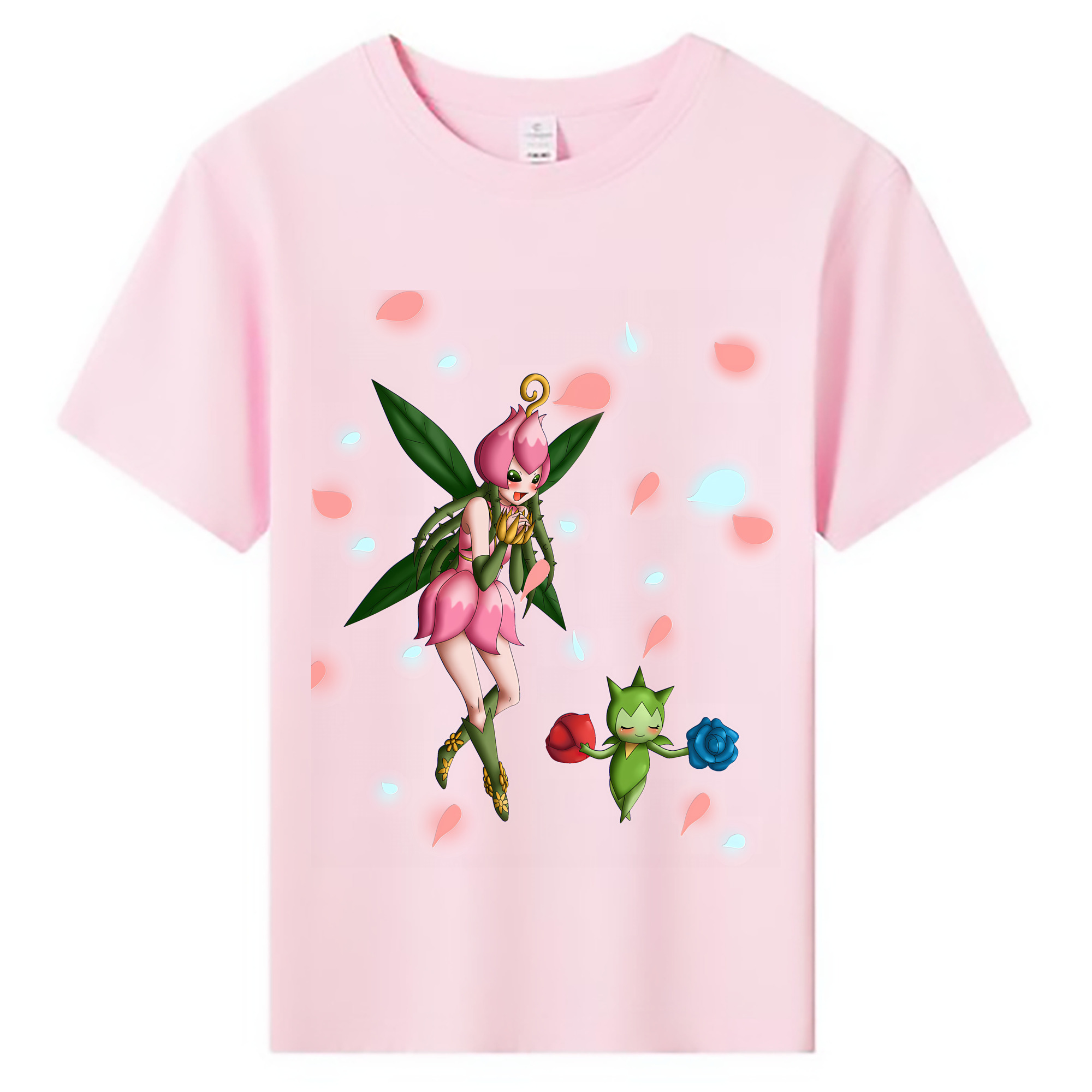 （画像用） Digimon デジタルモンスター/デジモン 綿100％キッズTシャツ（フロントプリント）