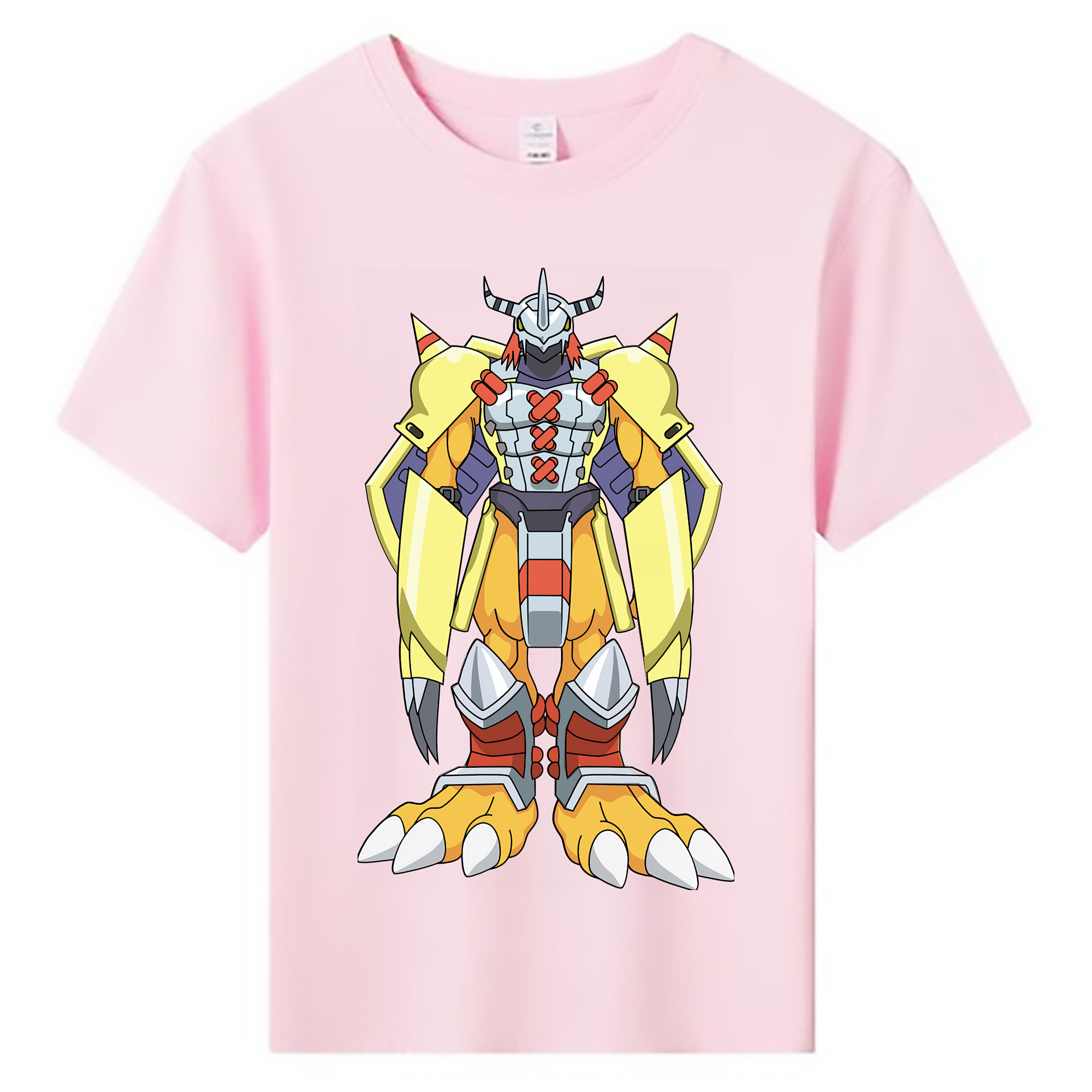 （画像用） Digimon デジタルモンスター/デジモン 綿100％キッズTシャツ（フロントプリント）