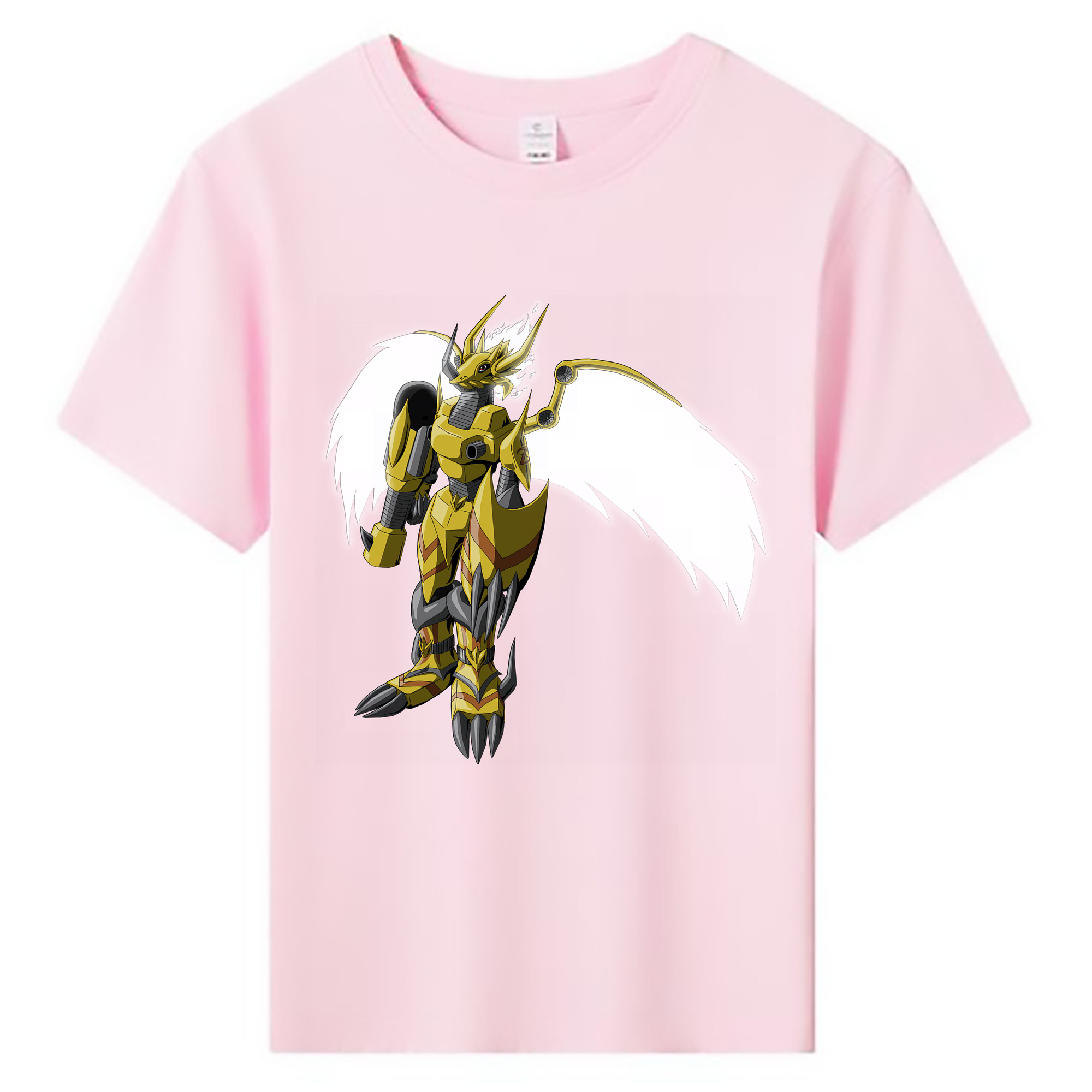 （画像用） Digimon デジタルモンスター/デジモン 綿100％キッズTシャツ（フロントプリント）