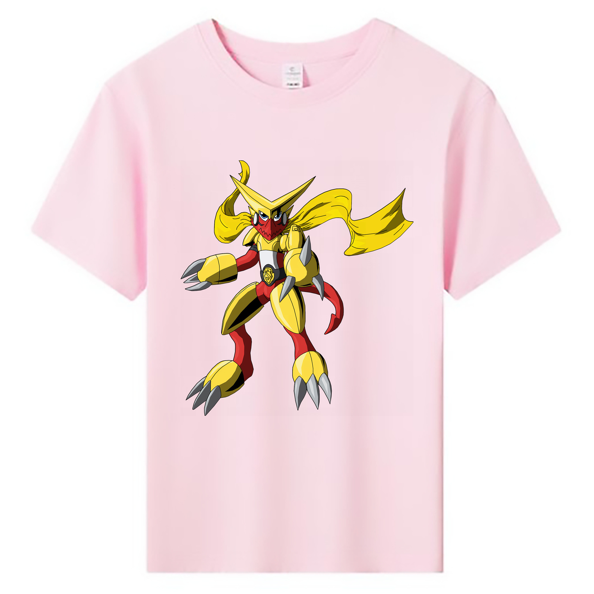 （画像用） Digimon デジタルモンスター/デジモン 綿100％キッズTシャツ（フロントプリント）