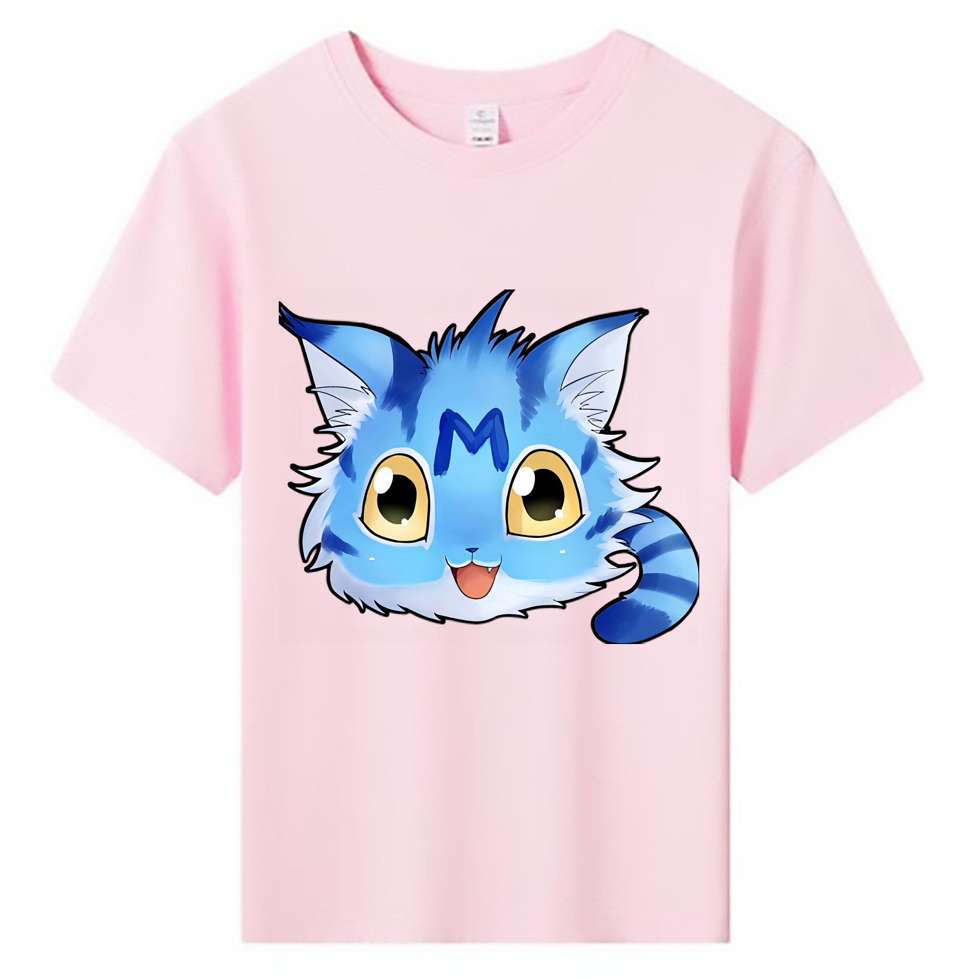 （画像用） Digimon デジタルモンスター/デジモン 綿100％キッズTシャツ（フロントプリント）