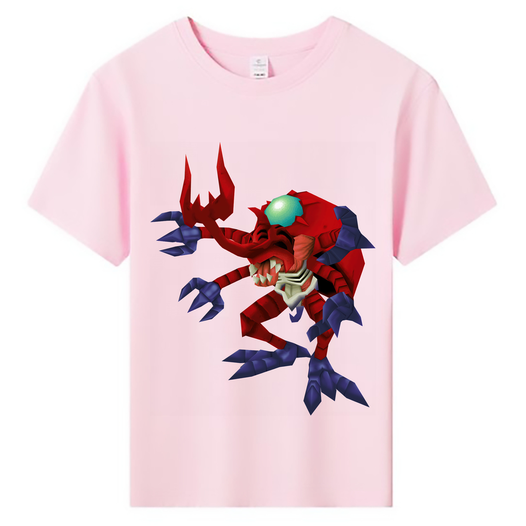 （画像用） Digimon デジタルモンスター/デジモン 綿100％キッズTシャツ（フロントプリント）