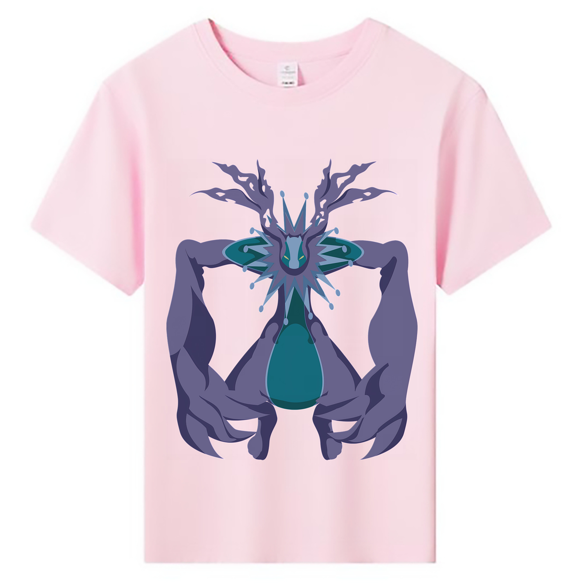 （画像用） Digimon デジタルモンスター/デジモン 綿100％キッズTシャツ（フロントプリント）