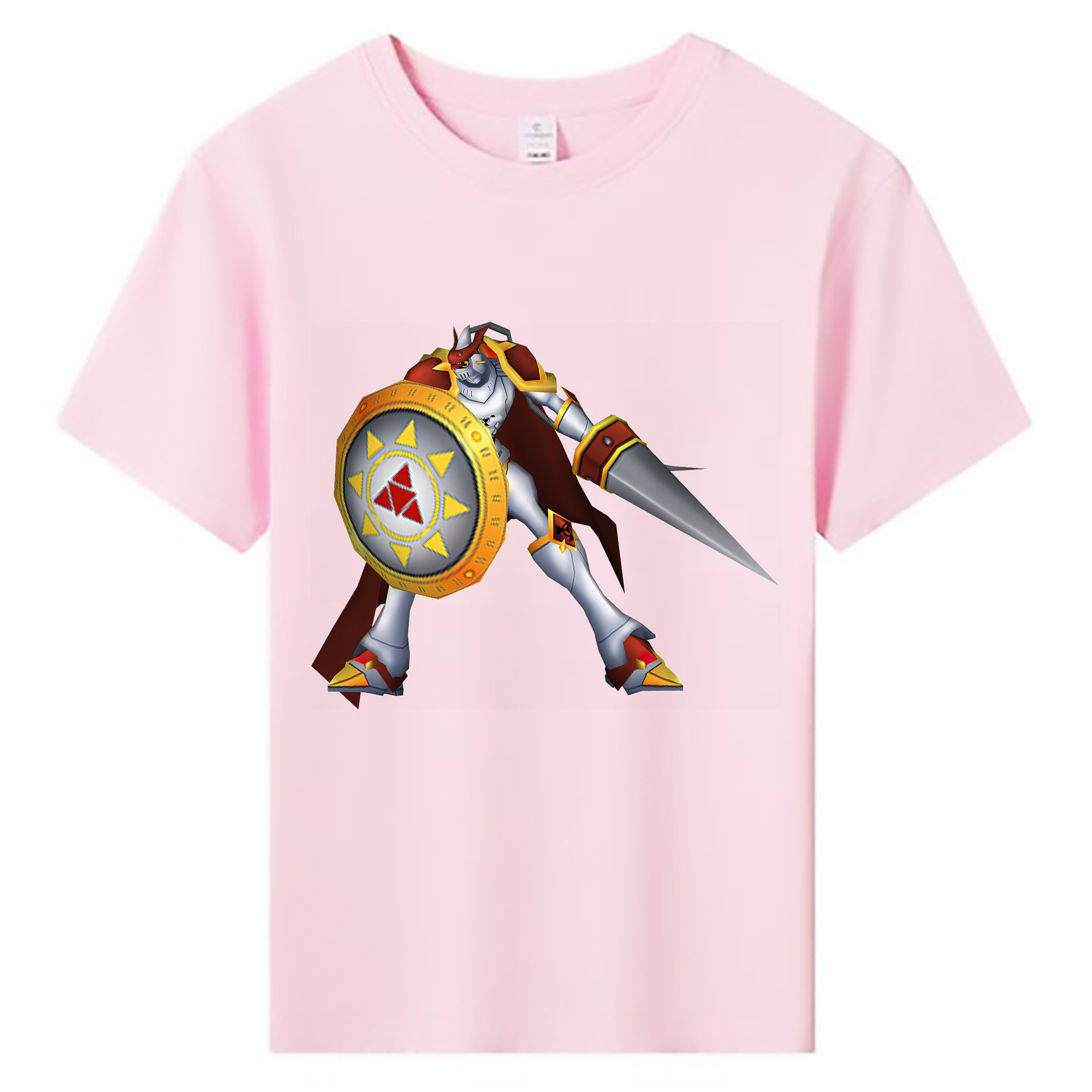 （画像用） Digimon デジタルモンスター/デジモン 綿100％キッズTシャツ（フロントプリント）