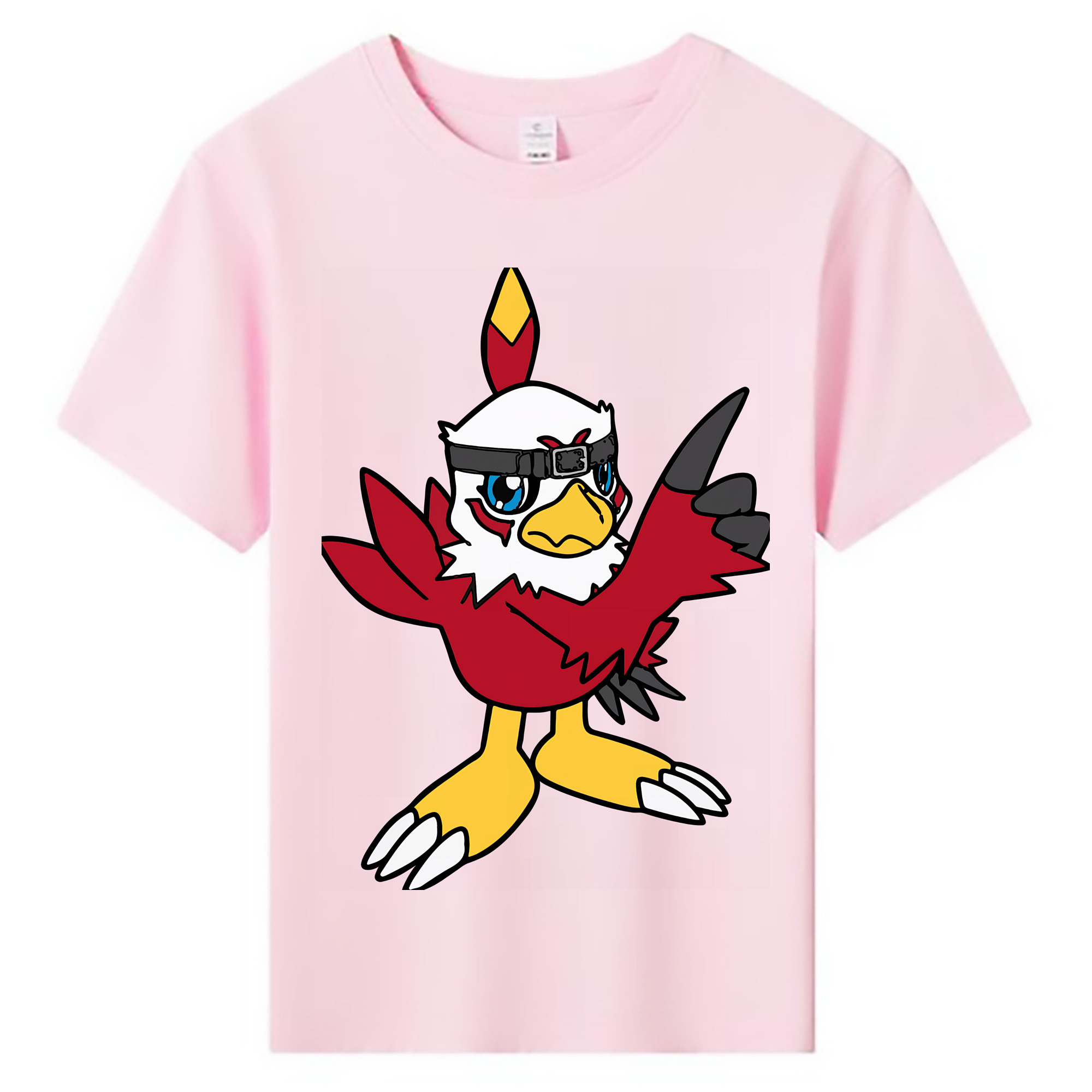 （画像用） Digimon デジタルモンスター/デジモン 綿100％キッズTシャツ（フロントプリント）