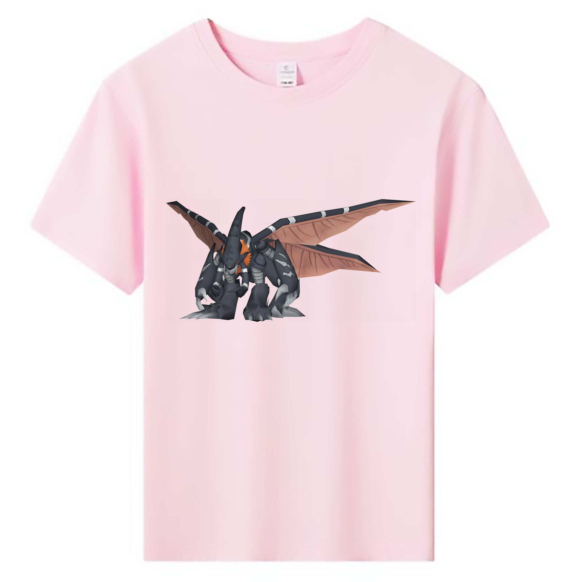 （画像用） Digimon デジタルモンスター/デジモン 綿100％キッズTシャツ（フロントプリント）