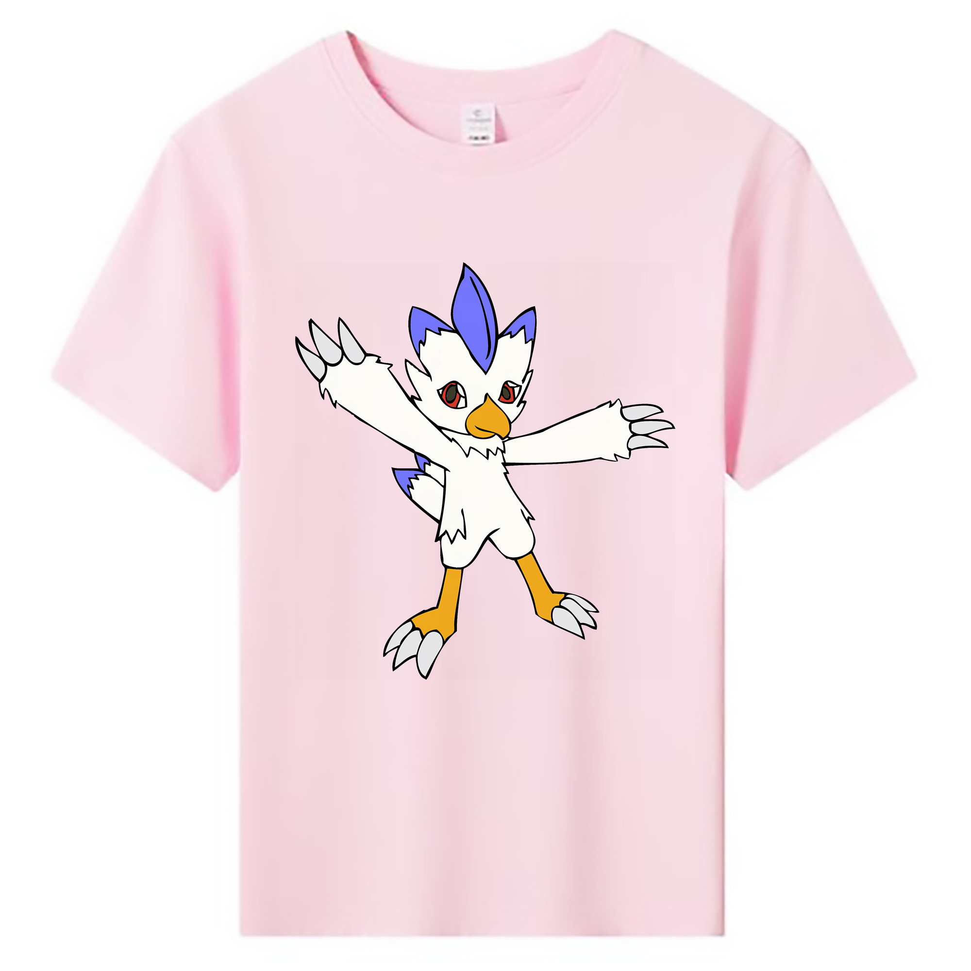（画像用） Digimon デジタルモンスター/デジモン 綿100％キッズTシャツ（フロントプリント）