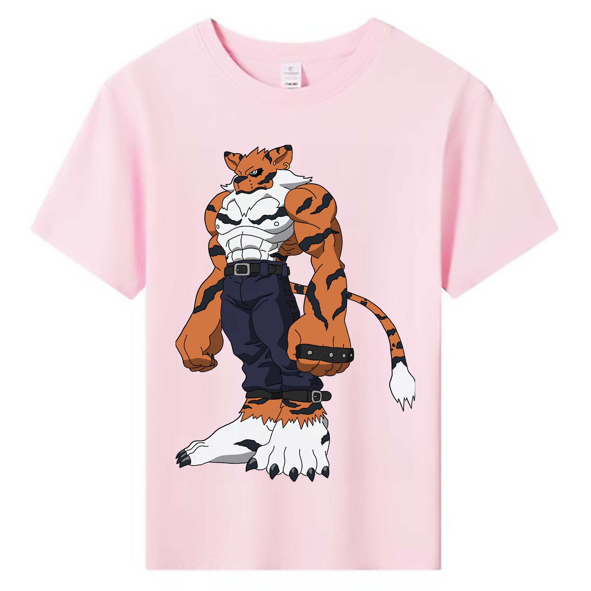 （画像用） Digimon デジタルモンスター/デジモン 綿100％キッズTシャツ（フロントプリント）
