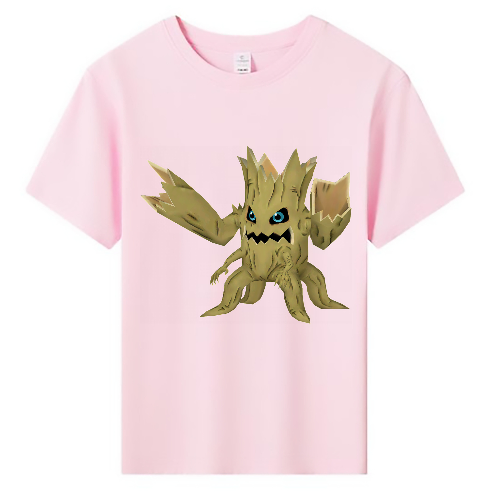 （画像用） Digimon デジタルモンスター/デジモン 綿100％キッズTシャツ（フロントプリント）