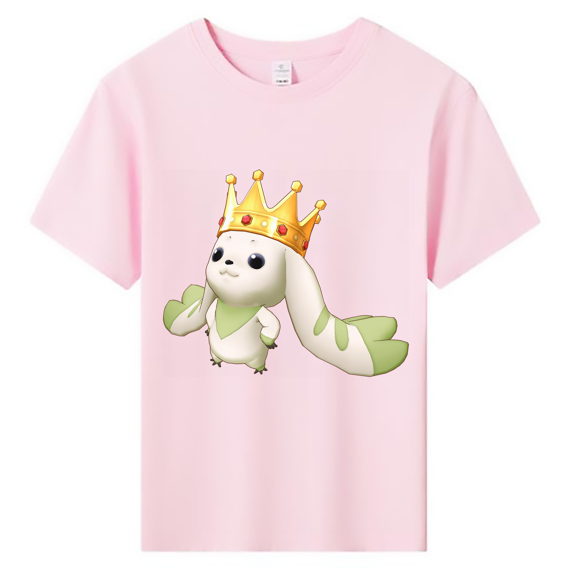 （画像用） Digimon デジタルモンスター/デジモン 綿100％キッズTシャツ（フロントプリント）