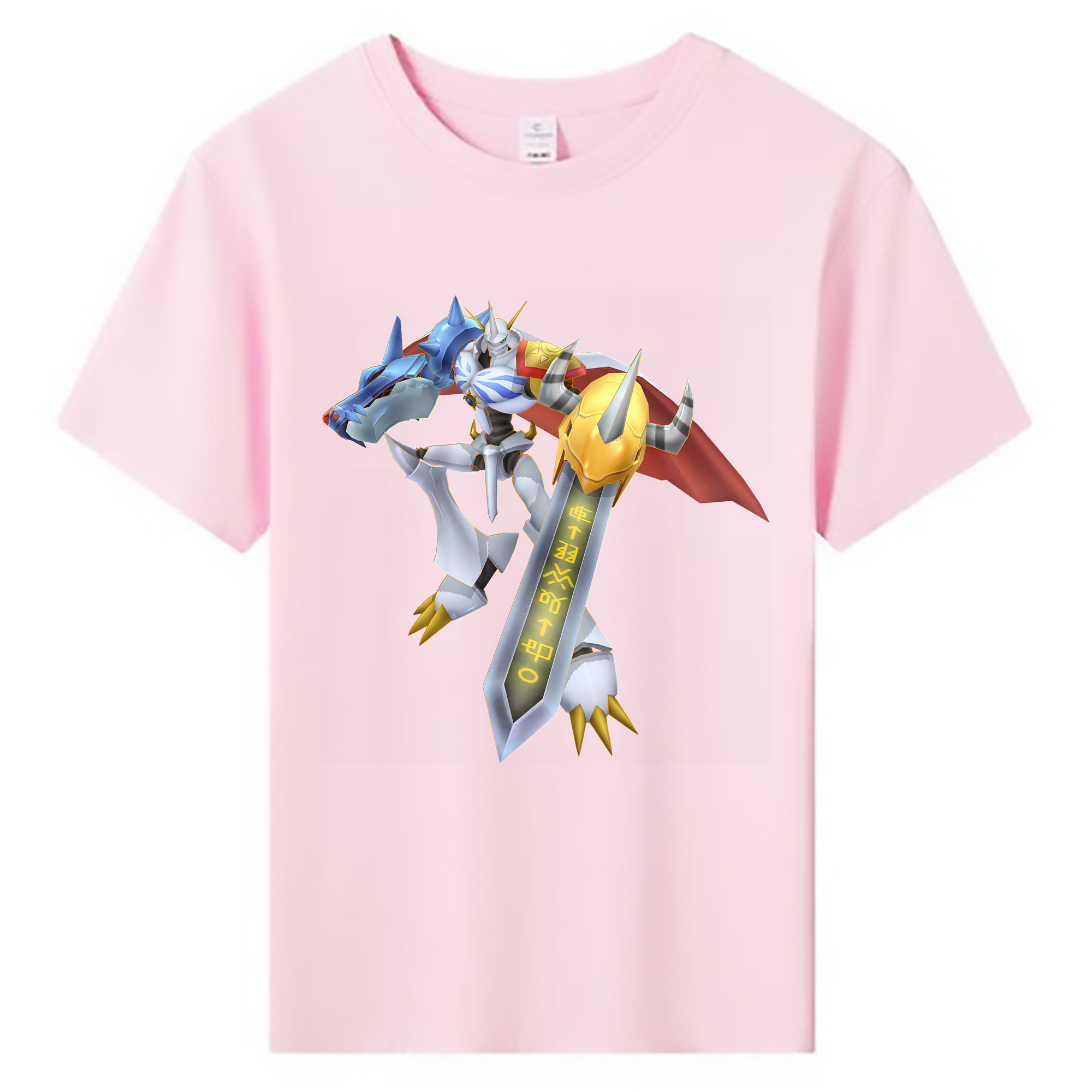 （画像用） Digimon デジタルモンスター/デジモン 綿100％キッズTシャツ（フロントプリント）
