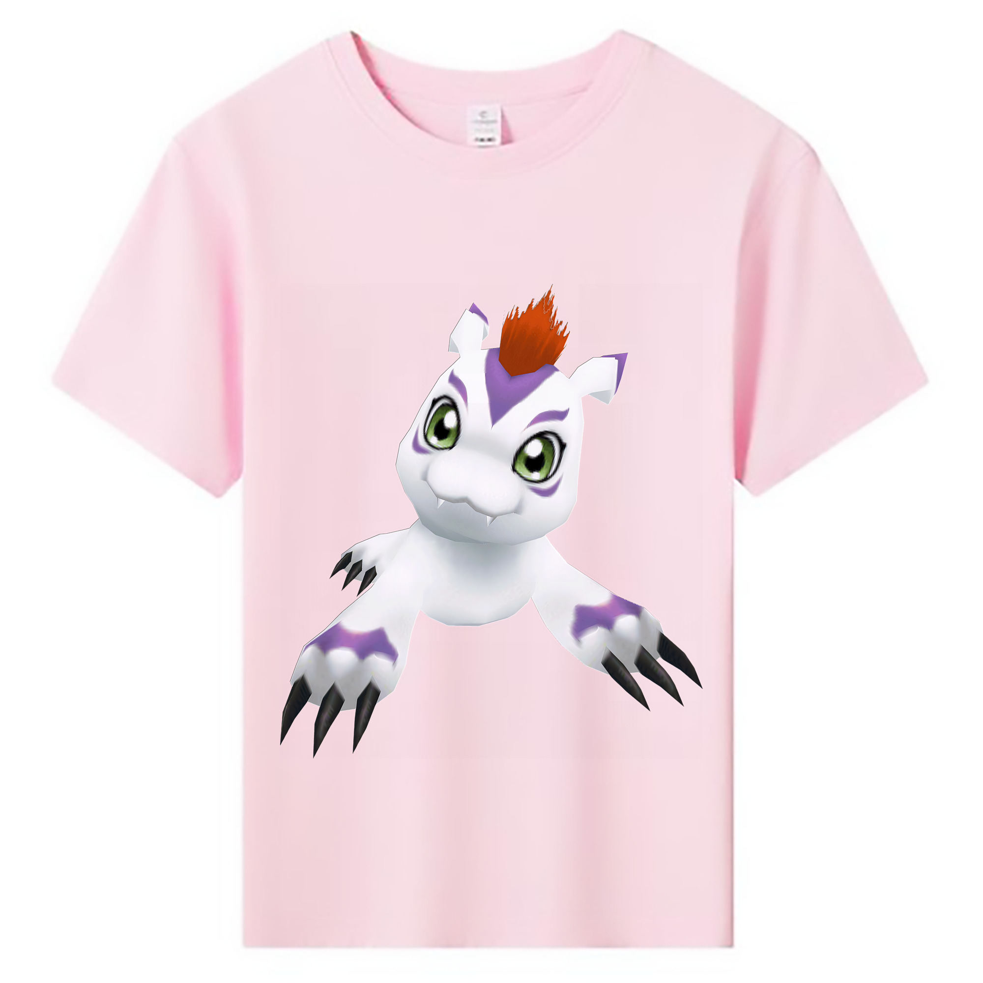 （画像用） Digimon デジタルモンスター/デジモン 綿100％キッズTシャツ（フロントプリント）