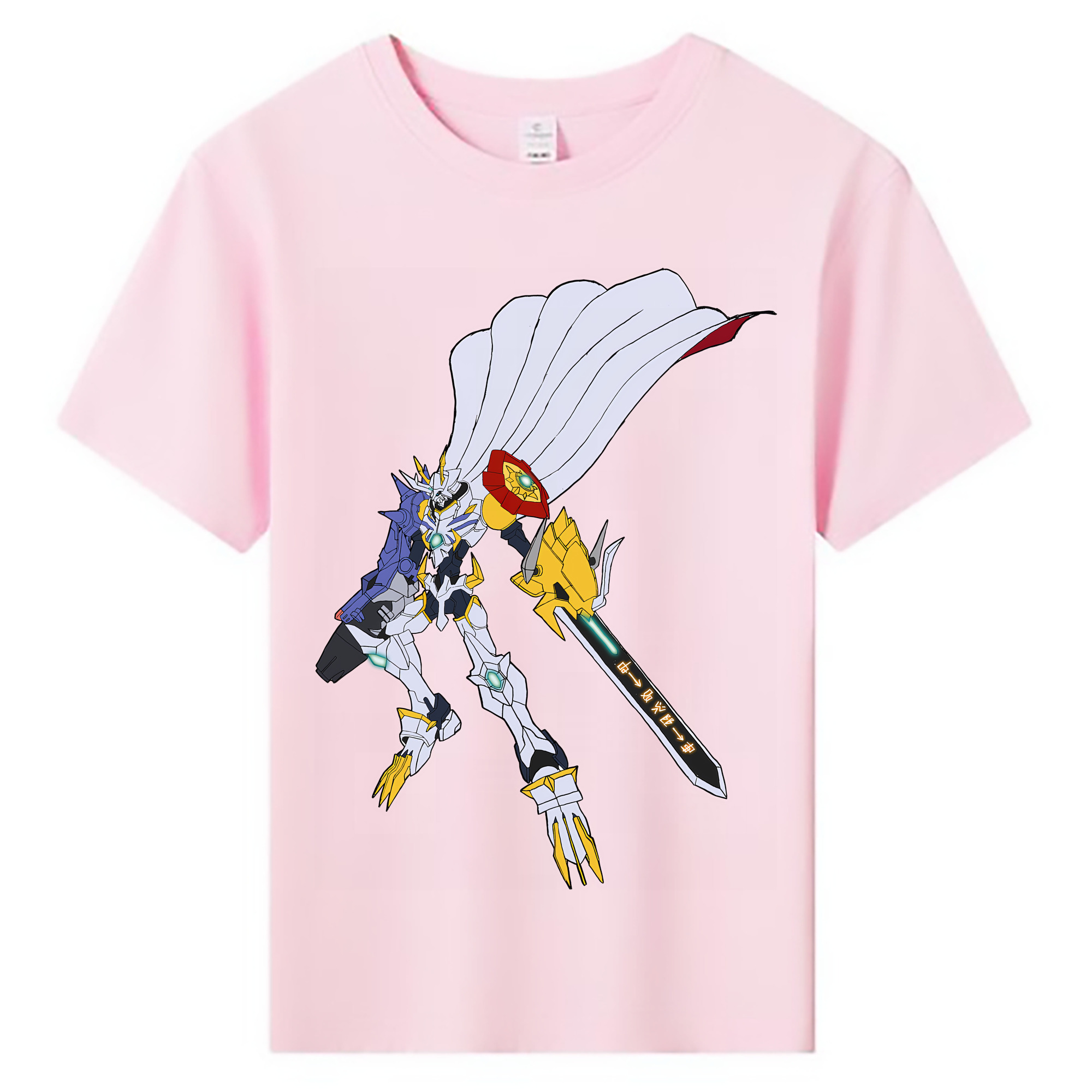 （画像用） Digimon デジタルモンスター/デジモン 綿100％キッズTシャツ（フロントプリント）
