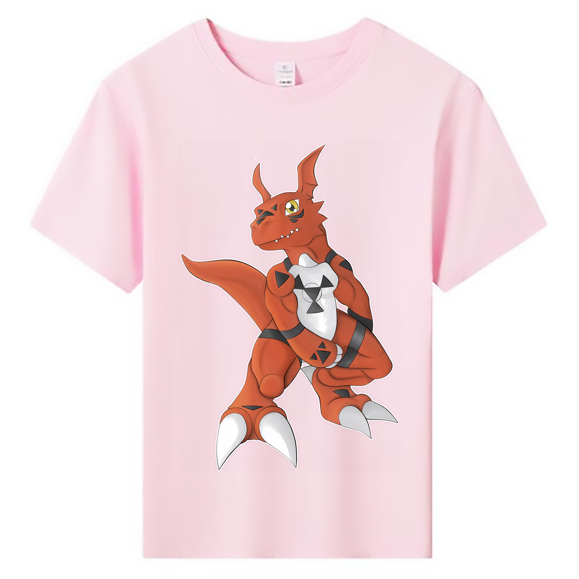 （画像用） Digimon デジタルモンスター/デジモン 綿100％キッズTシャツ（フロントプリント）