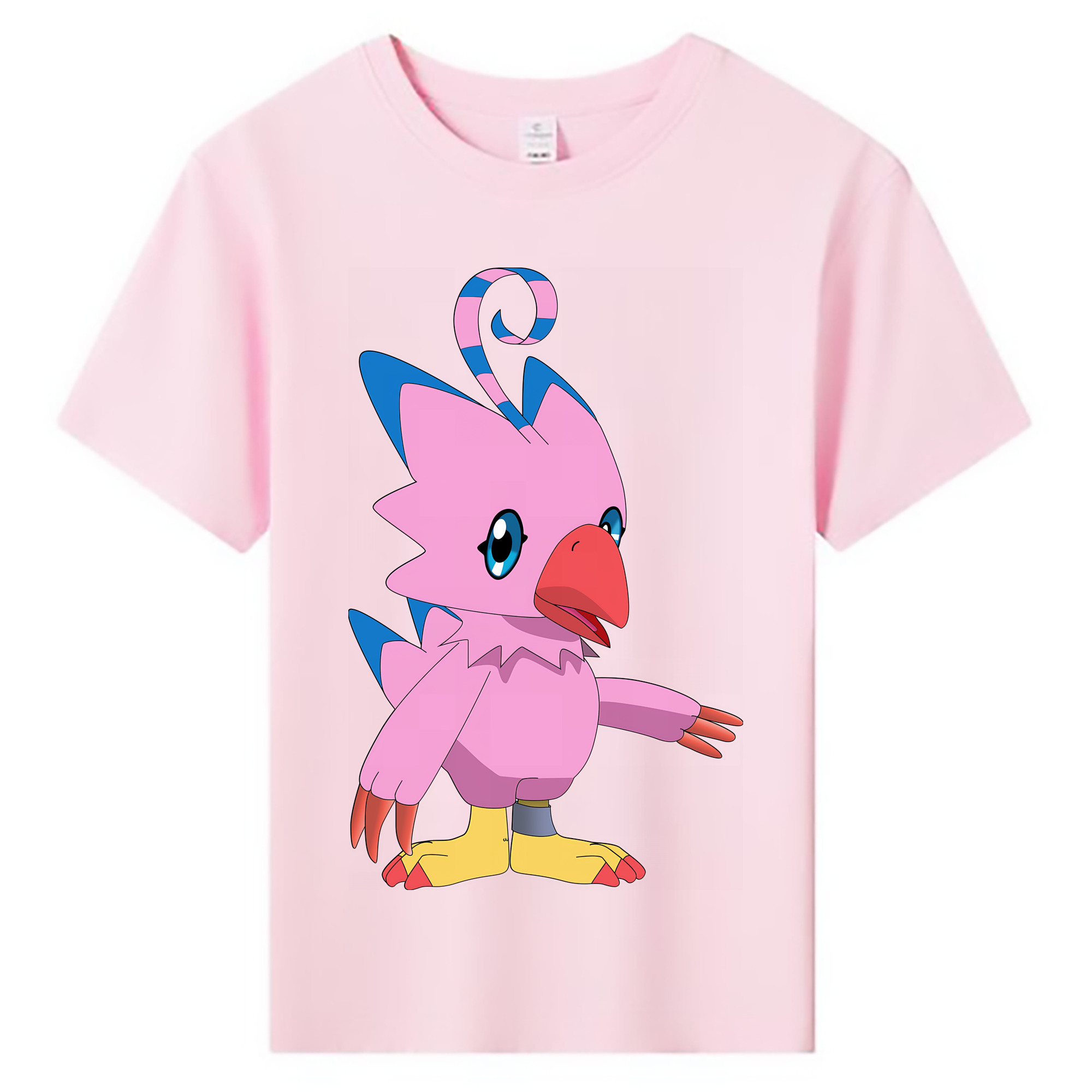 （画像用） Digimon デジタルモンスター/デジモン 綿100％キッズTシャツ（フロントプリント）