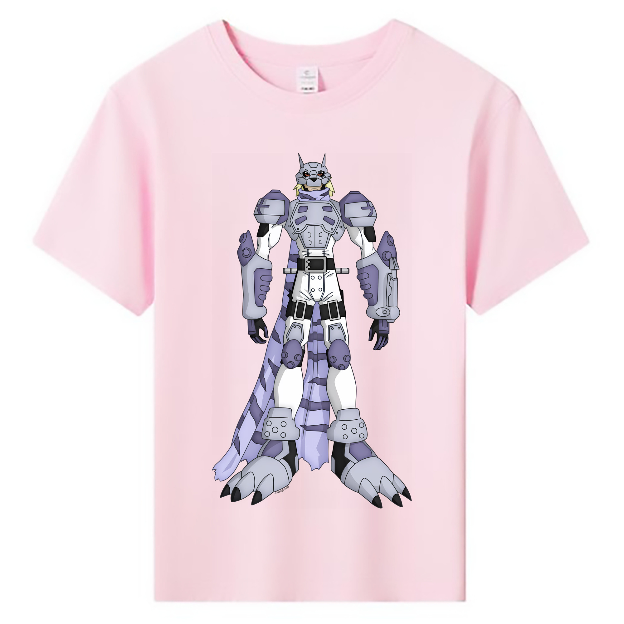 （画像用） Digimon デジタルモンスター/デジモン 綿100％キッズTシャツ（フロントプリント）