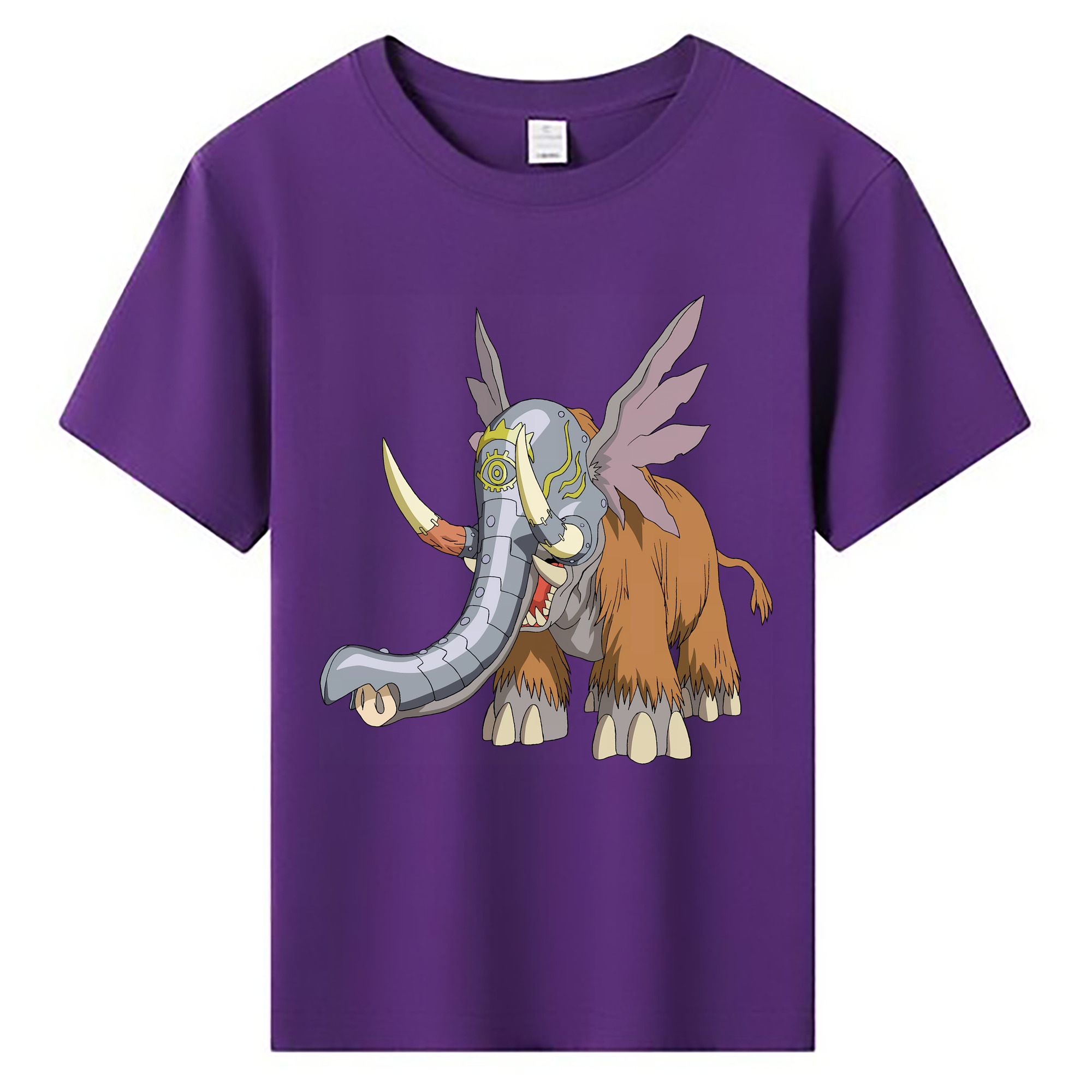 （画像用） Digimon デジタルモンスター/デジモン 綿100％キッズTシャツ（フロントプリント）
