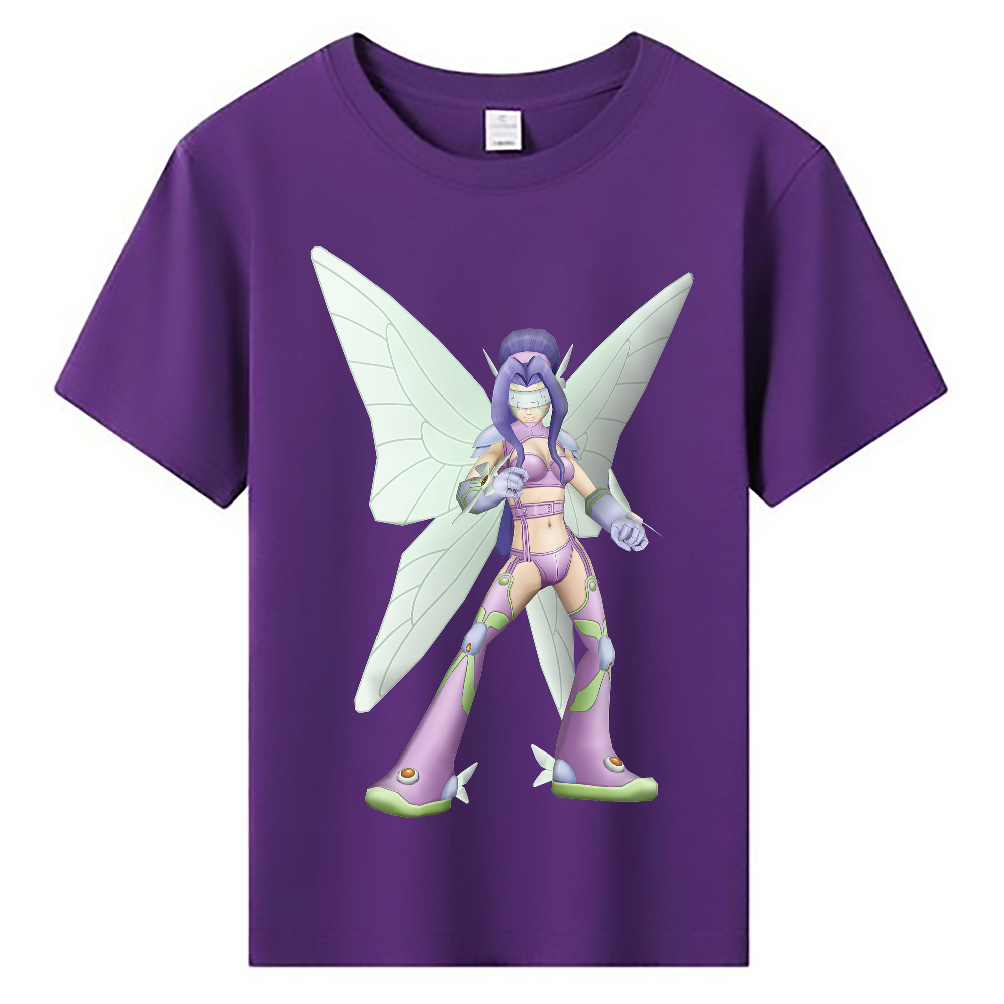（画像用） Digimon デジタルモンスター/デジモン 綿100％キッズTシャツ（フロントプリント）