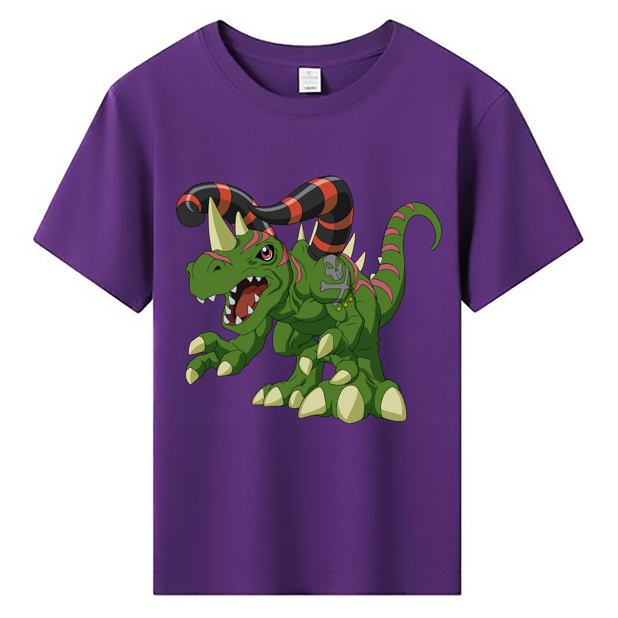 （画像用） Digimon デジタルモンスター/デジモン 綿100％キッズTシャツ（フロントプリント）