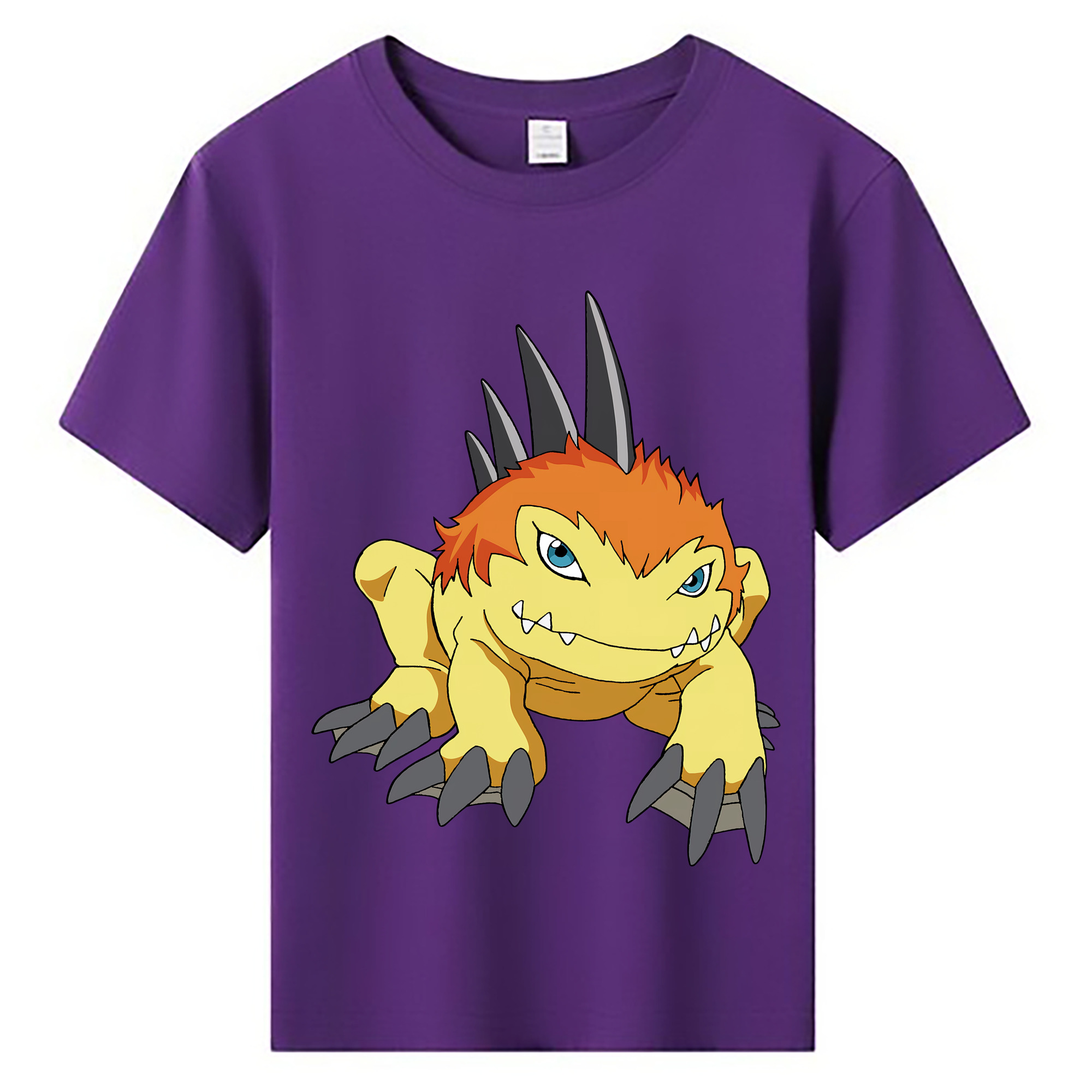 （画像用） Digimon デジタルモンスター/デジモン 綿100％キッズTシャツ（フロントプリント）