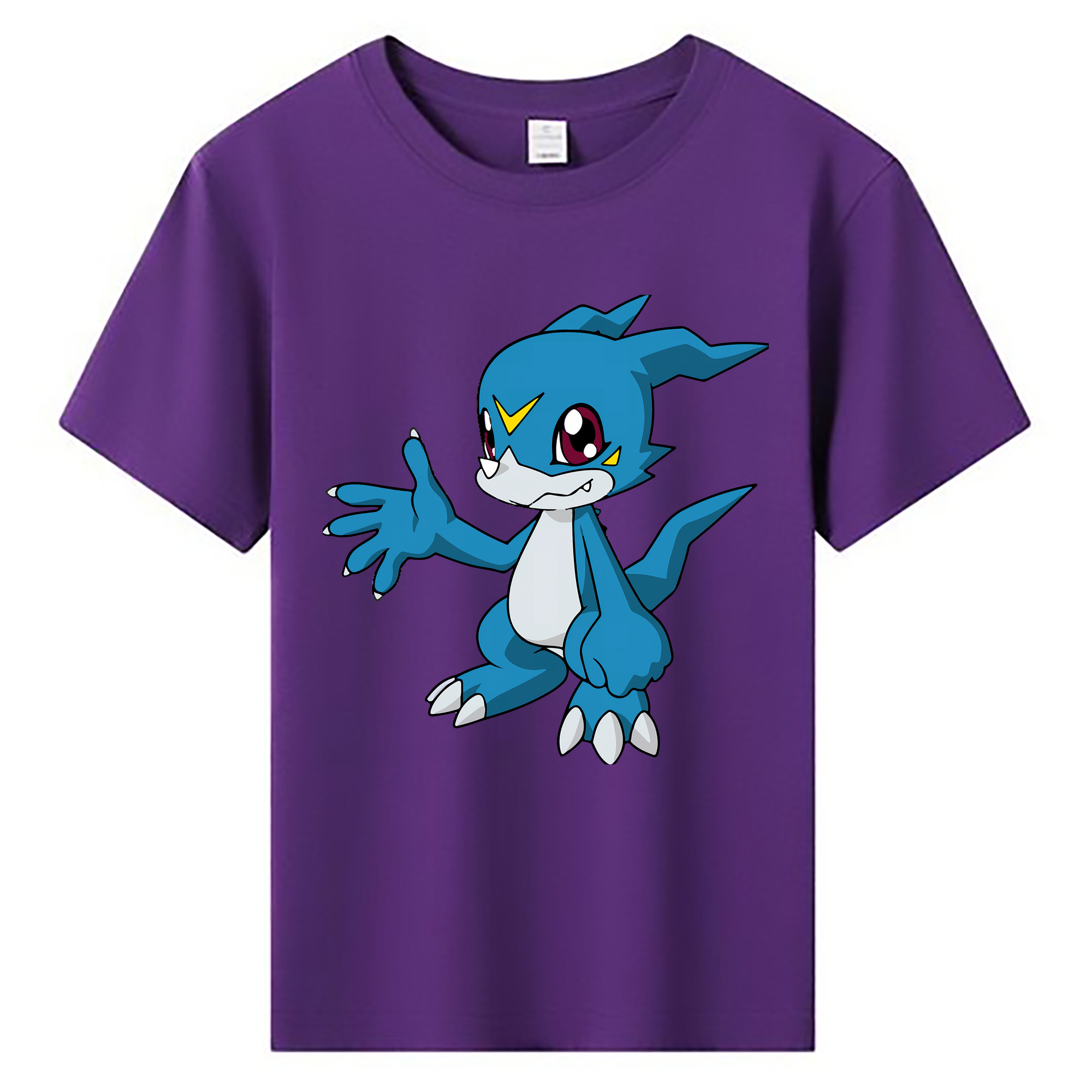 （画像用） Digimon デジタルモンスター/デジモン 綿100％キッズTシャツ（フロントプリント）