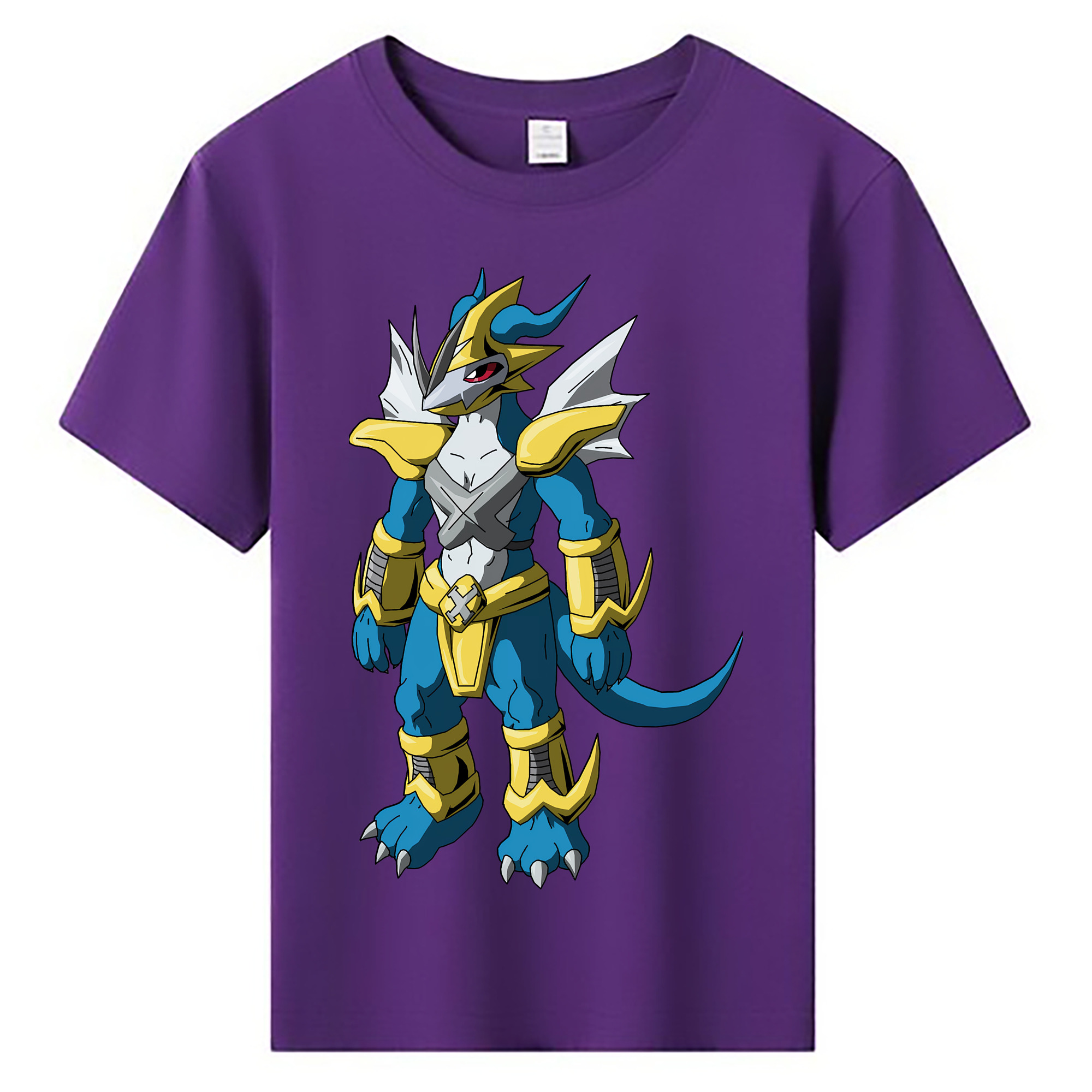 （画像用） Digimon デジタルモンスター/デジモン 綿100％キッズTシャツ（フロントプリント）