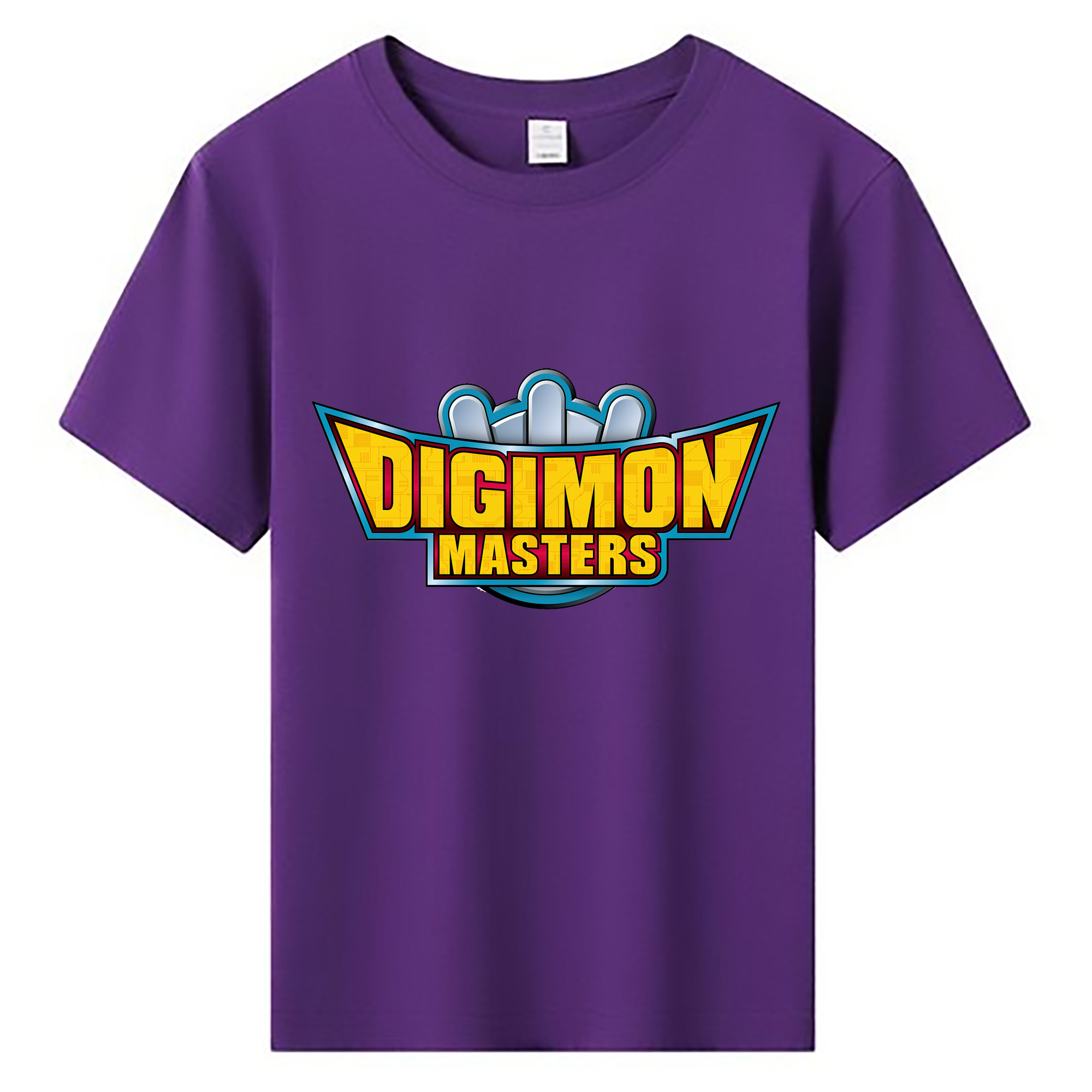 （画像用） Digimon デジタルモンスター/デジモン 綿100％キッズTシャツ（フロントプリント）