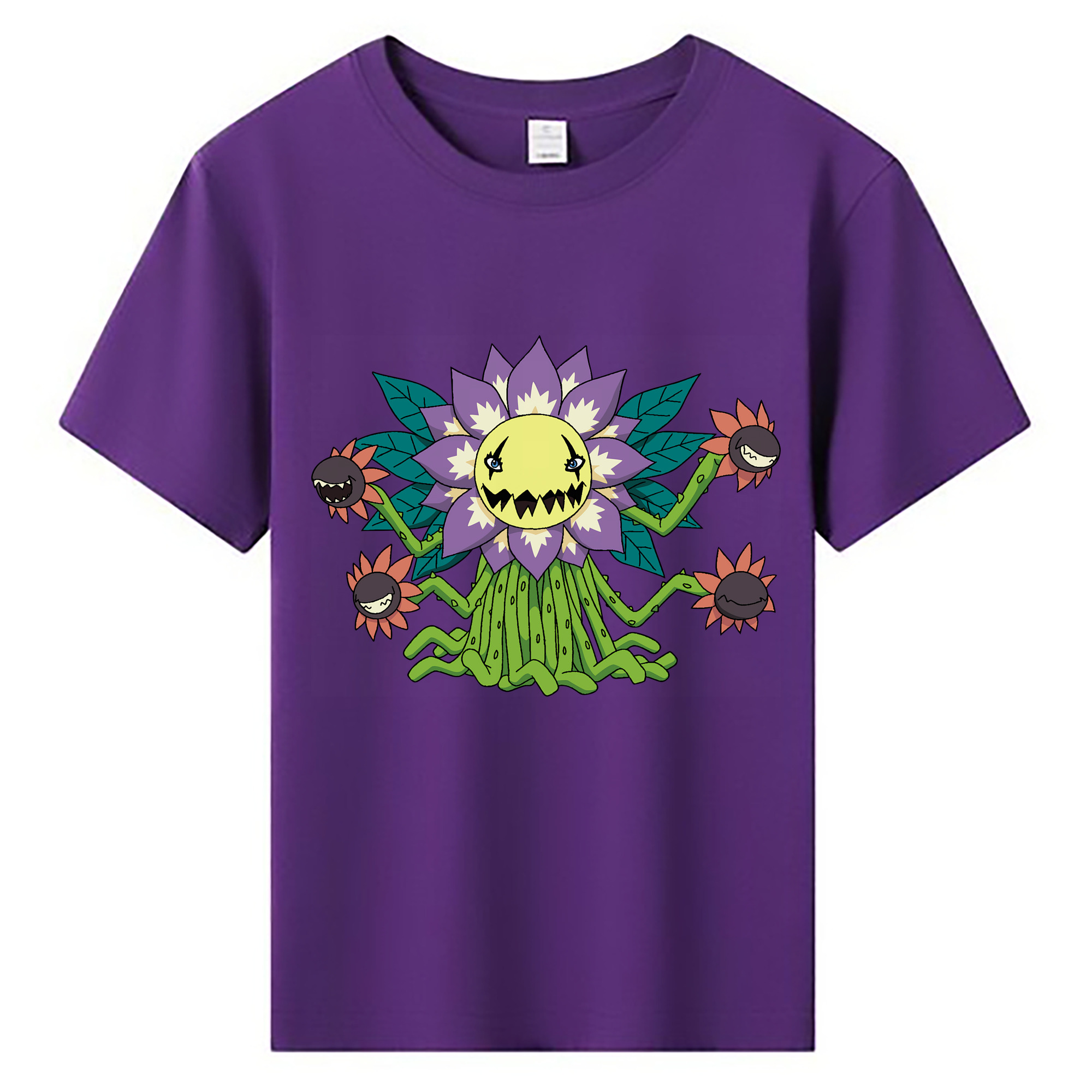 （画像用） Digimon デジタルモンスター/デジモン 綿100％キッズTシャツ（フロントプリント）