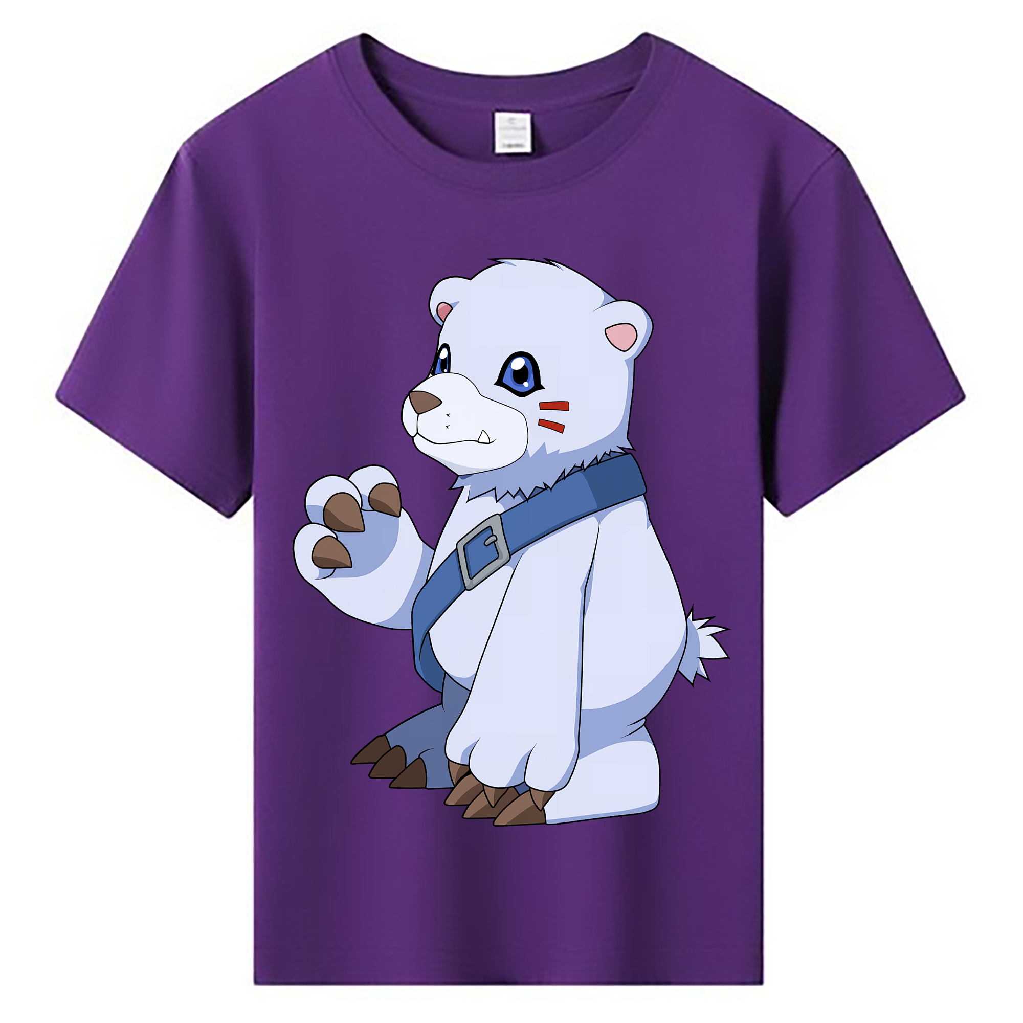（画像用） Digimon デジタルモンスター/デジモン 綿100％キッズTシャツ（フロントプリント）