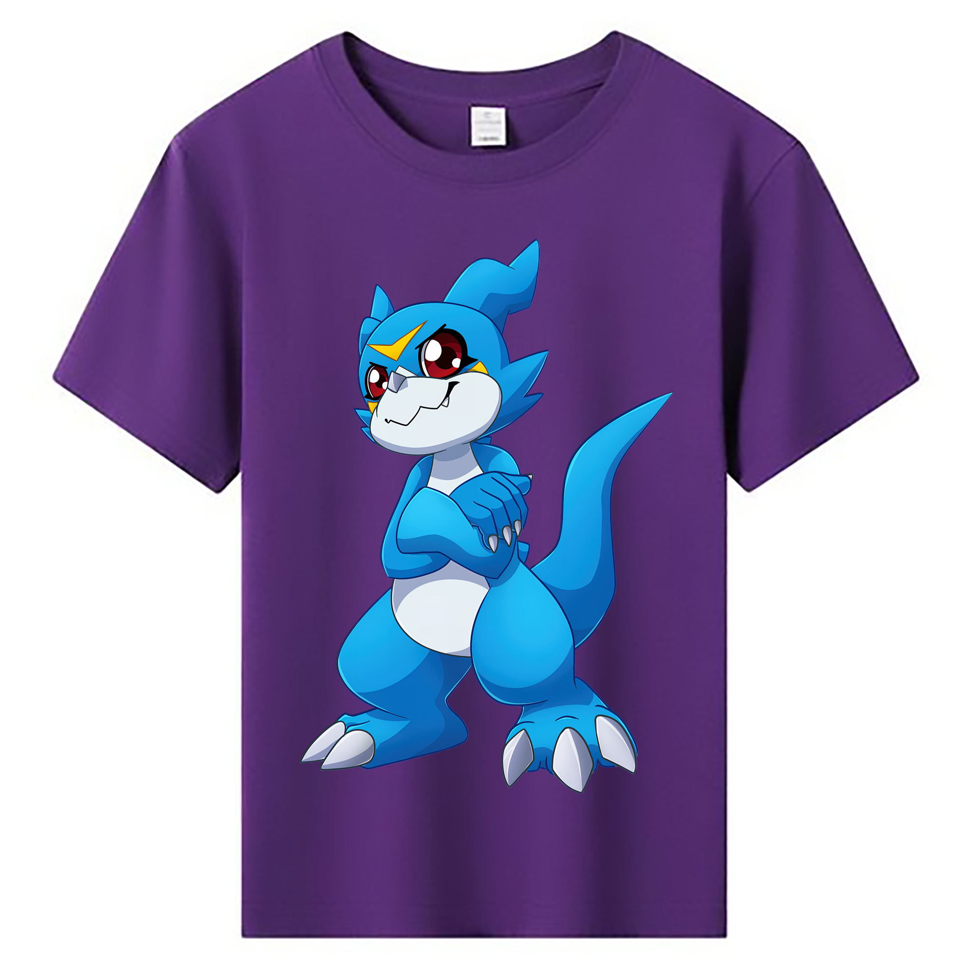 （画像用） Digimon デジタルモンスター/デジモン 綿100％キッズTシャツ（フロントプリント）