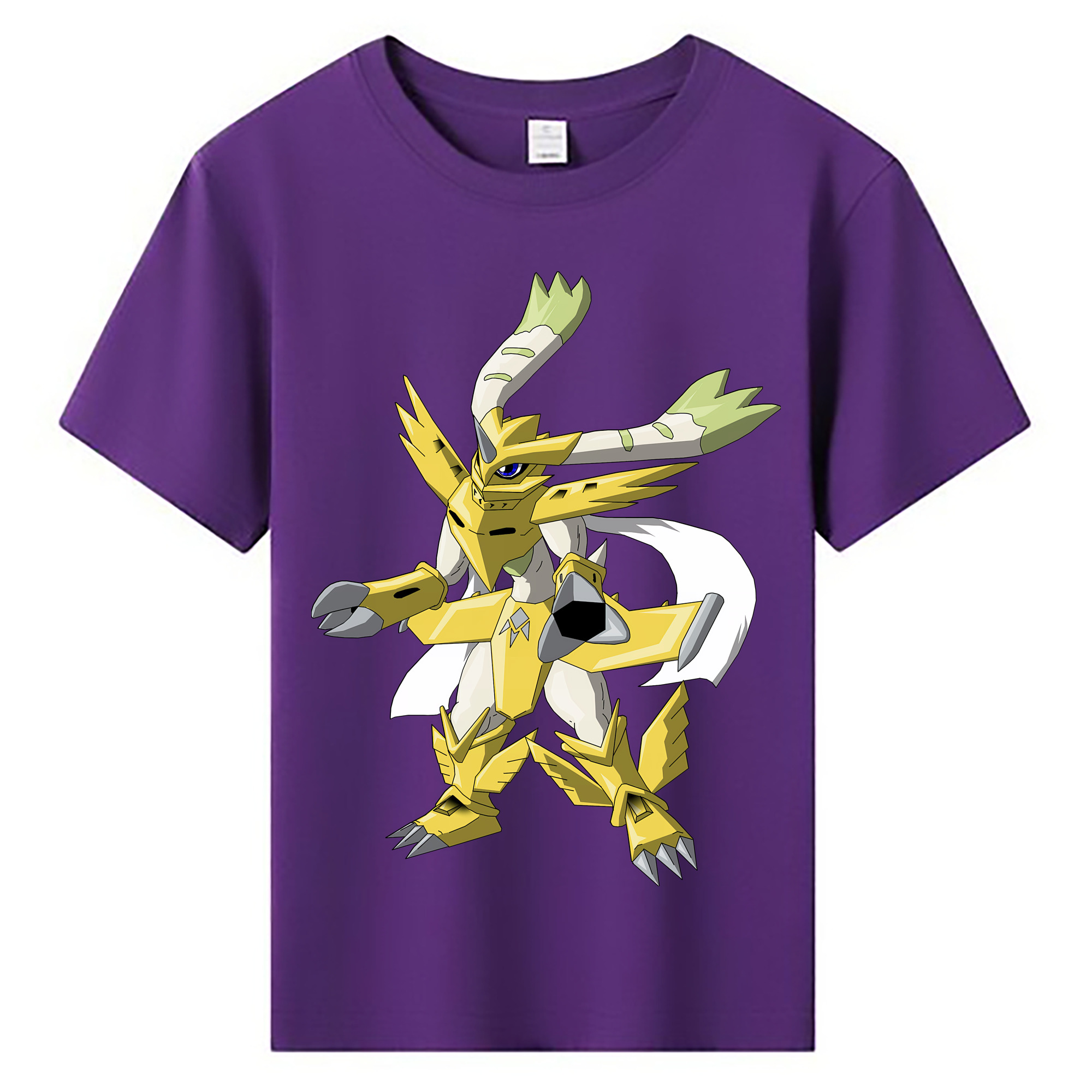（画像用） Digimon デジタルモンスター/デジモン 綿100％キッズTシャツ（フロントプリント）